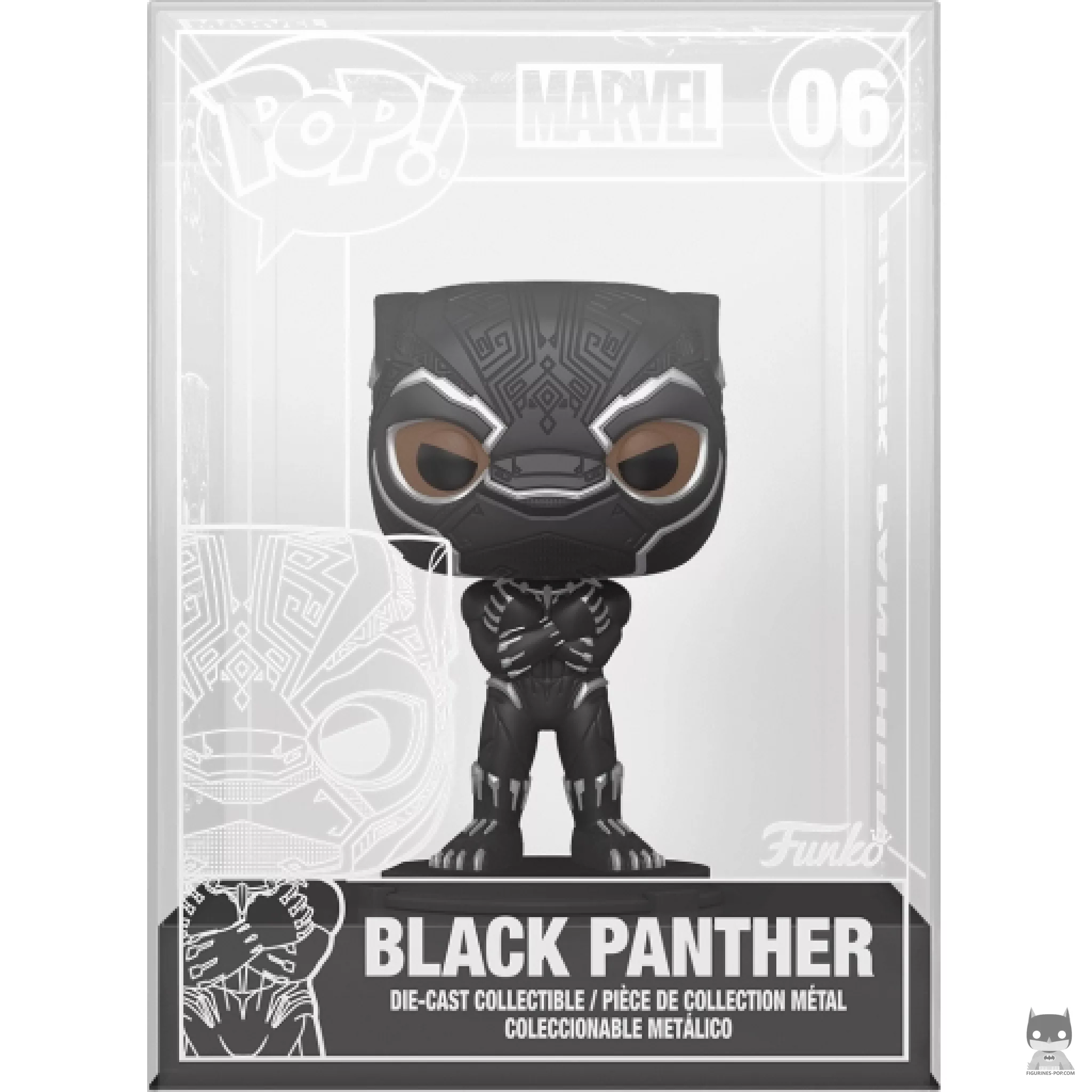 Figura Funko Pop! Black Panther en su caja