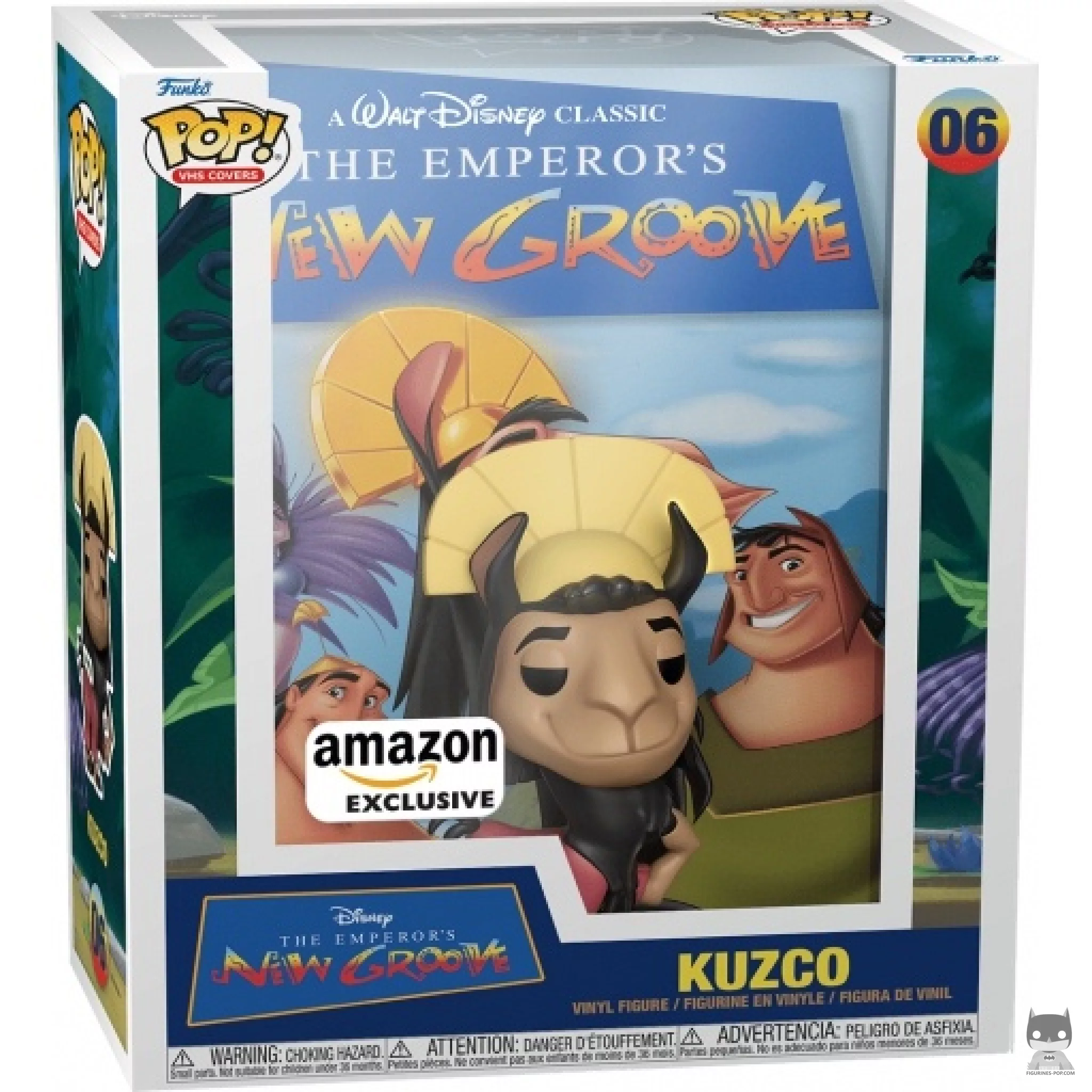 Figura Funko Pop! Kuzco en su caja