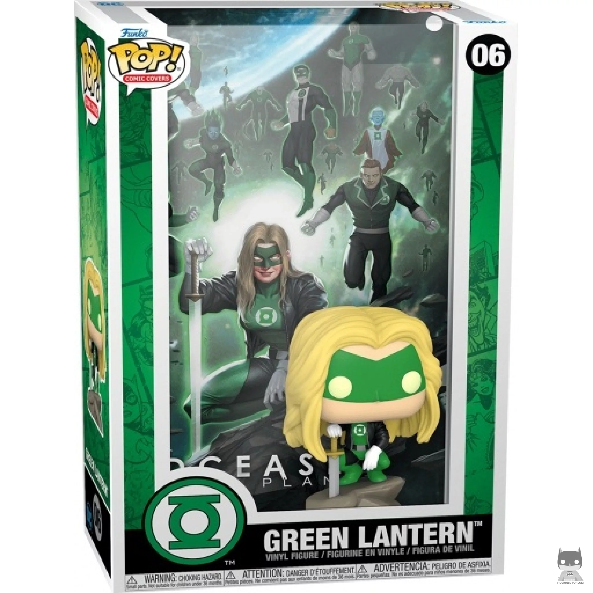 Figura Funko Pop! Linterna Verde en su caja