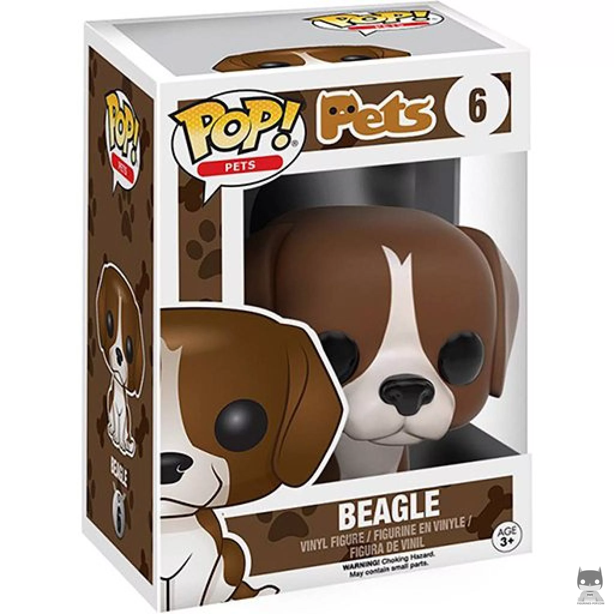 Figura Funko Pop! Beagle en su caja