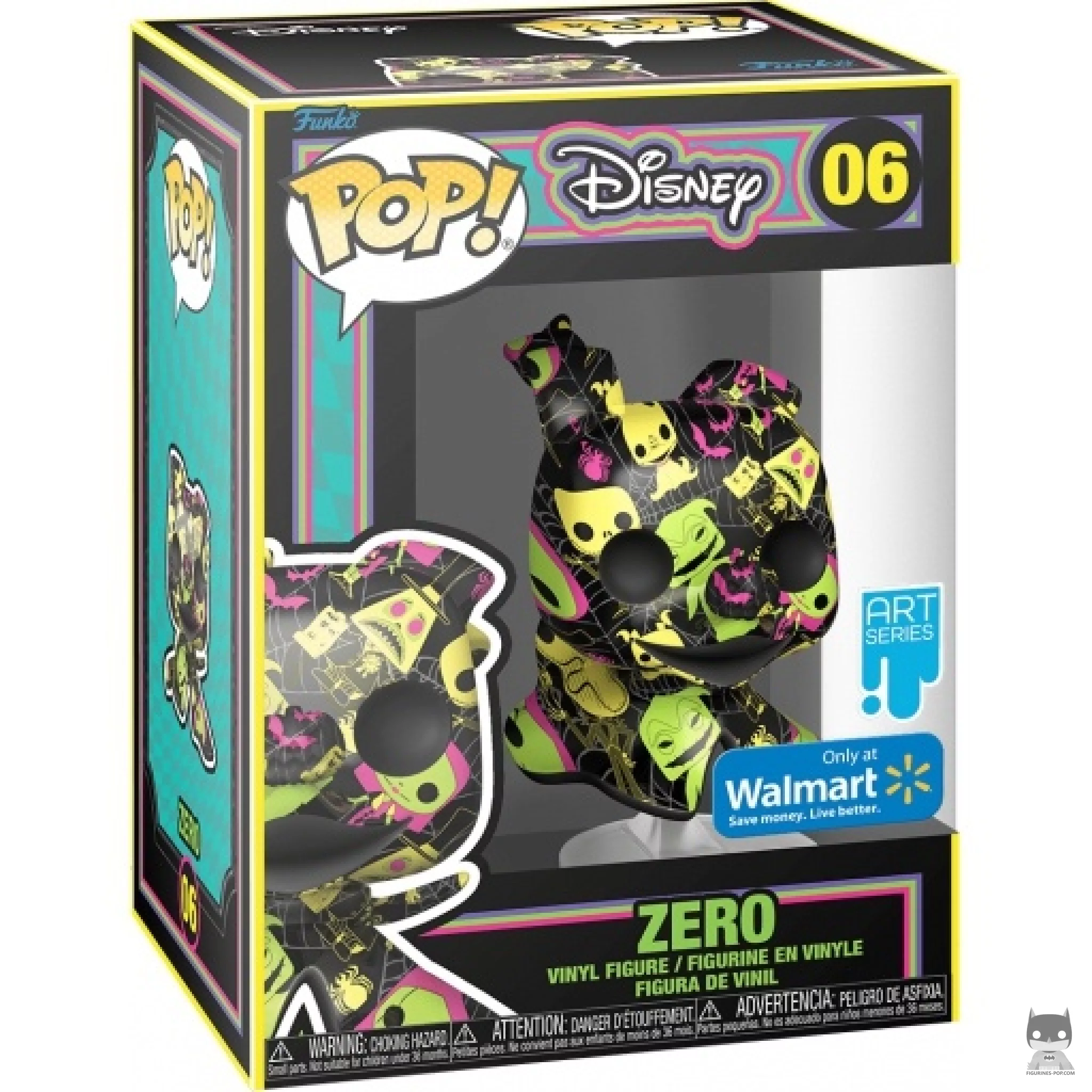 Figura Funko Pop! Zero (Luz negra) en su caja
