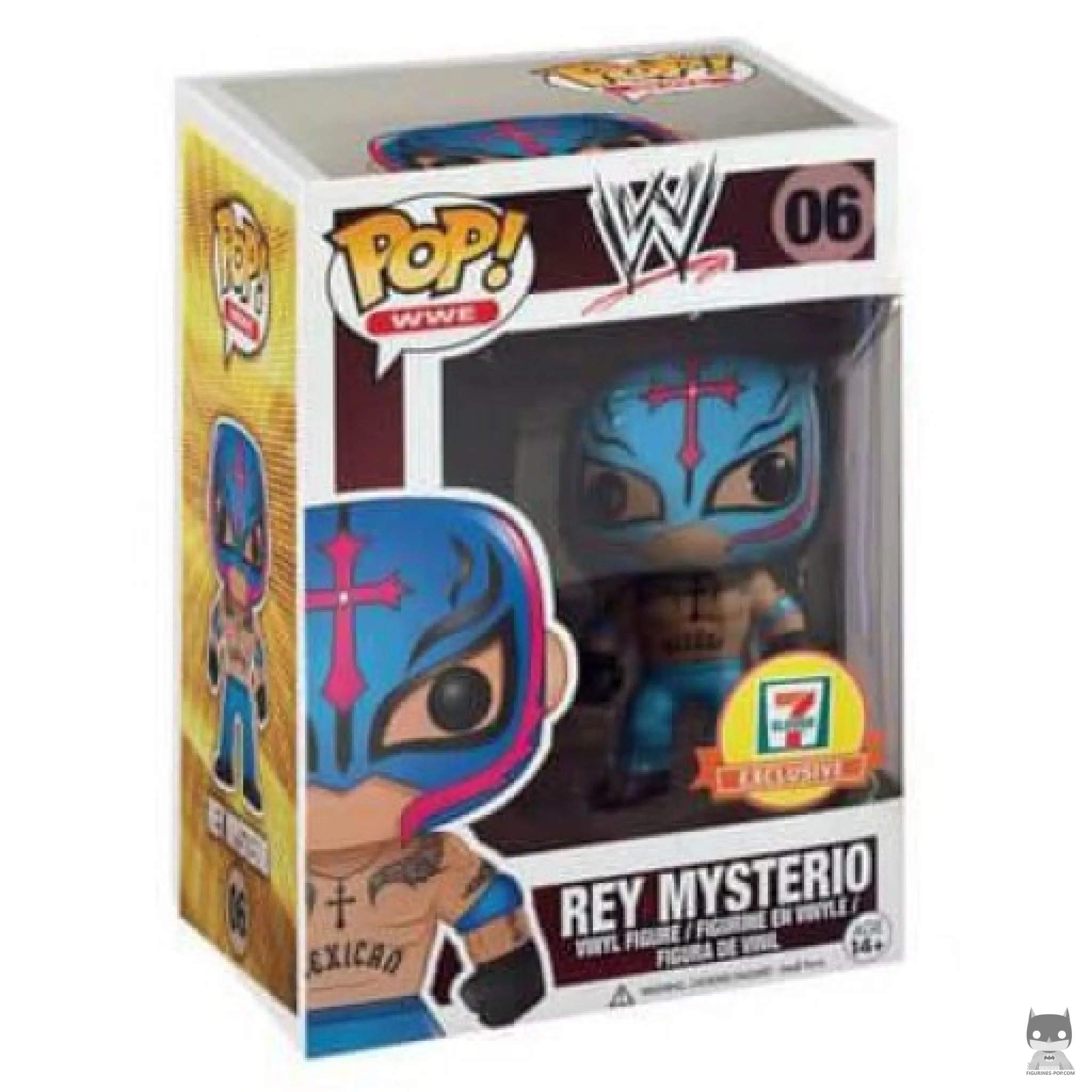 Figura Funko Pop! Rey Mysterio en su caja