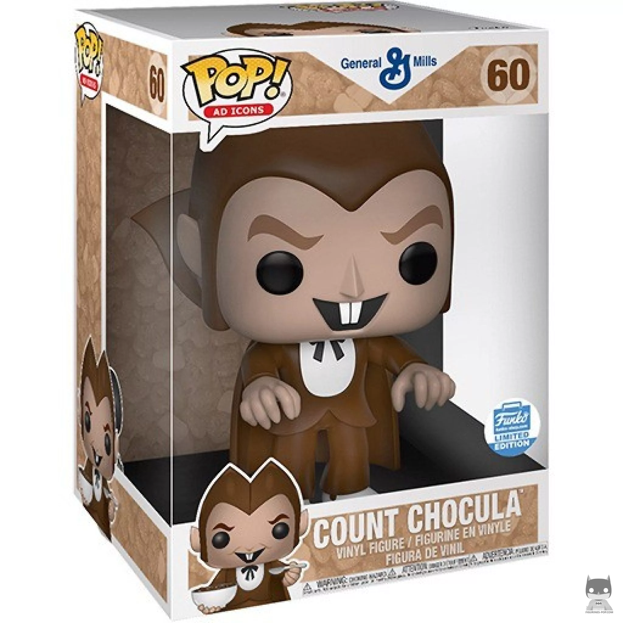 Figura Funko Pop! Conde Chocula (Supersized) en su caja