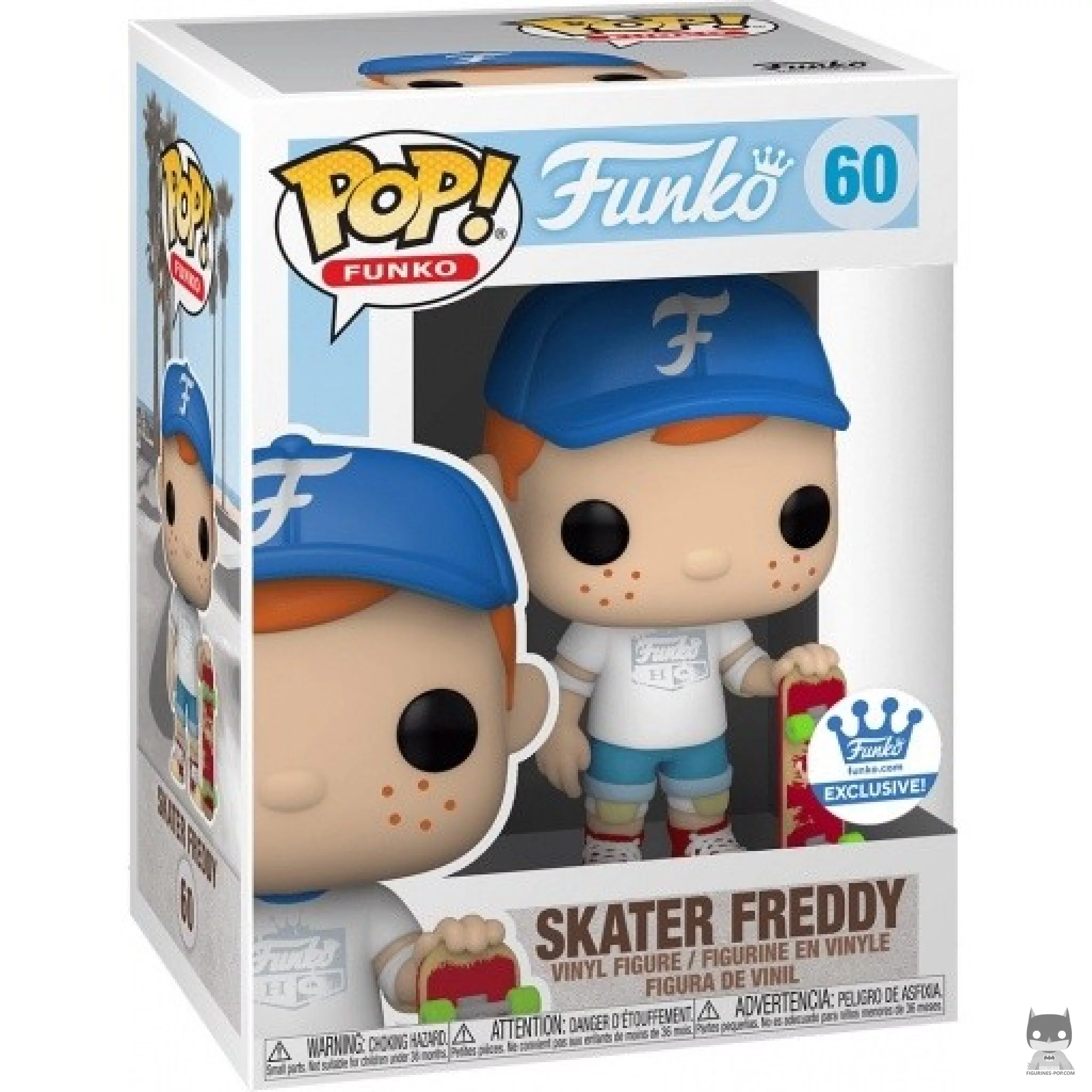 Figura Funko Pop! Freddy patinador en su caja