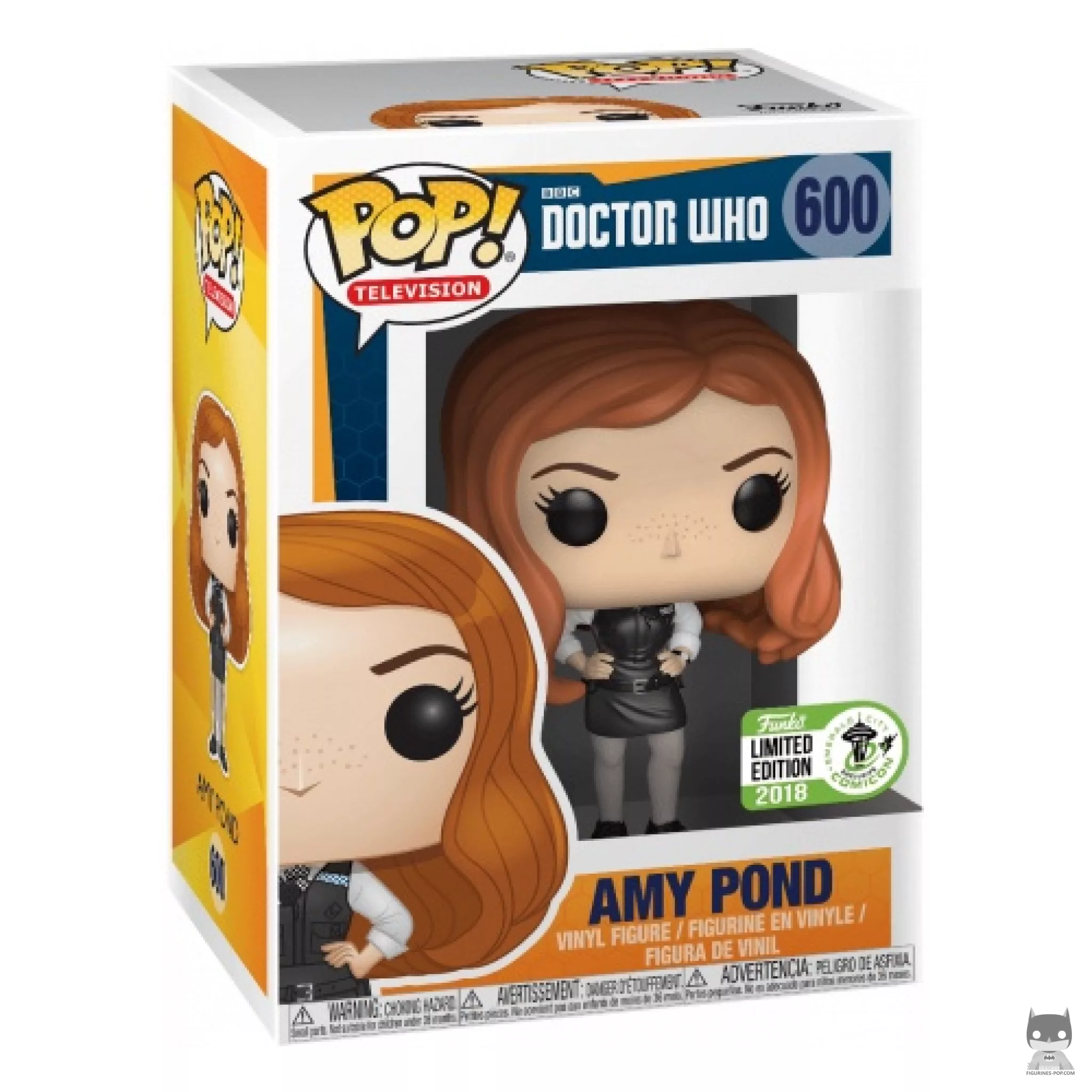Figura Funko Pop! Amy Pond en su caja