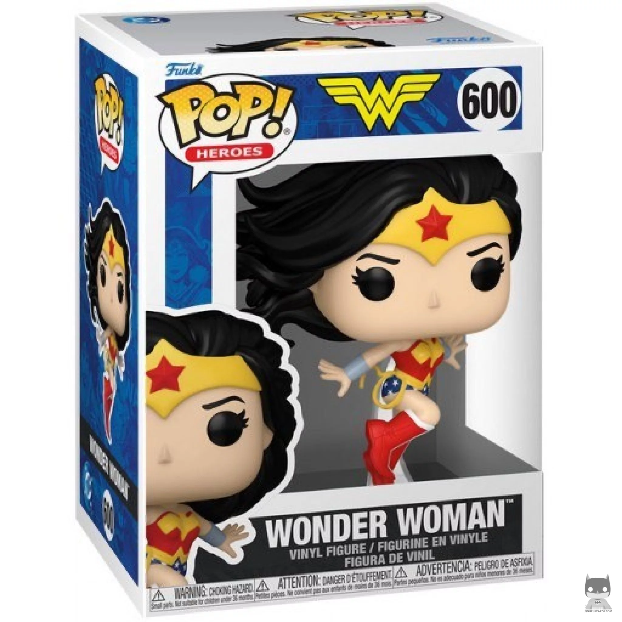 Figura Funko Pop! Wonder Woman en su caja
