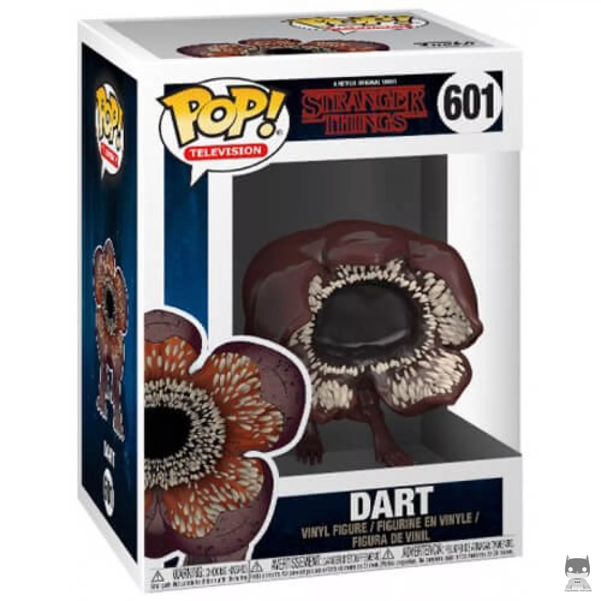 Figura Funko Pop! Dart con la boca abierta en su caja