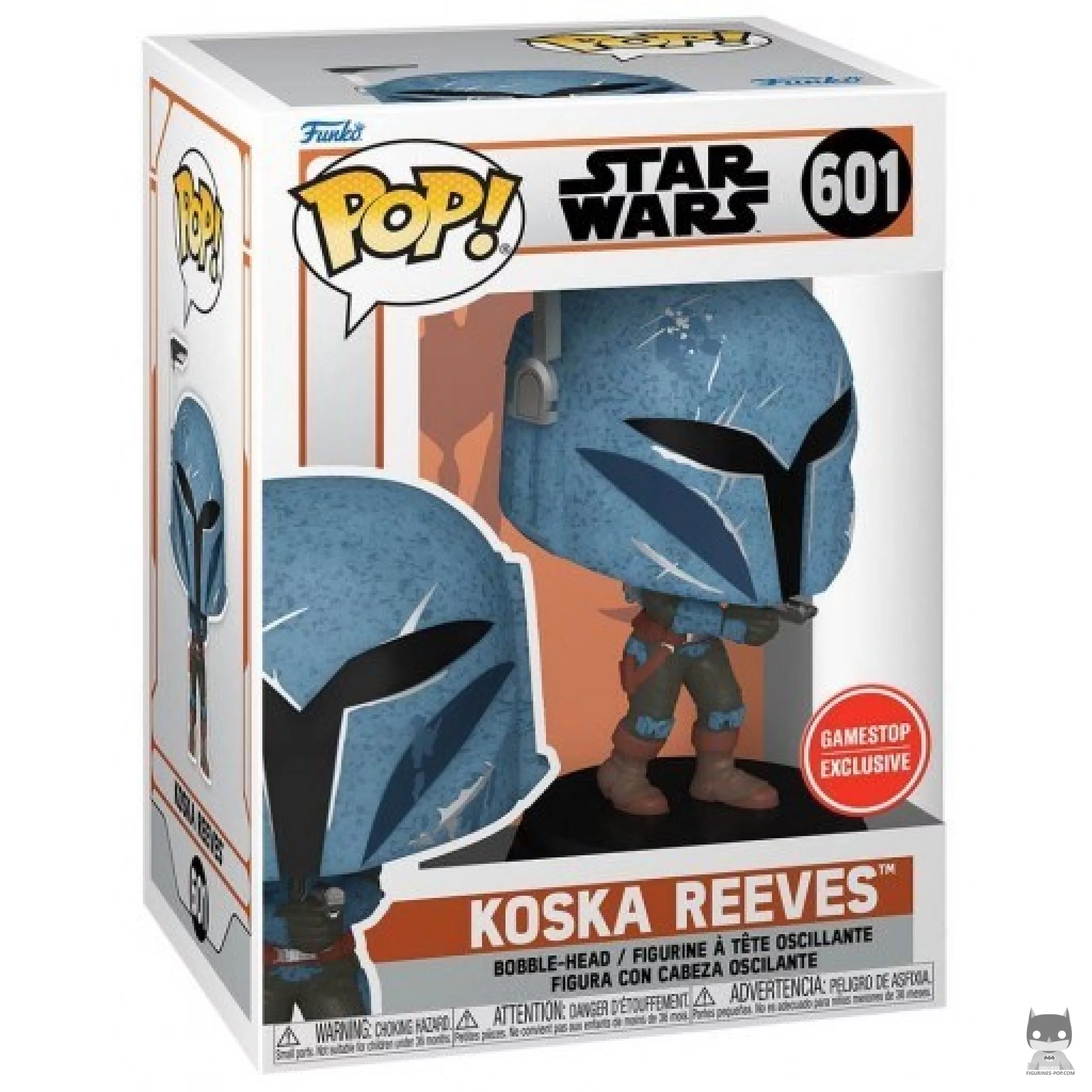 Figura Funko Pop! Koska Reeves en su caja