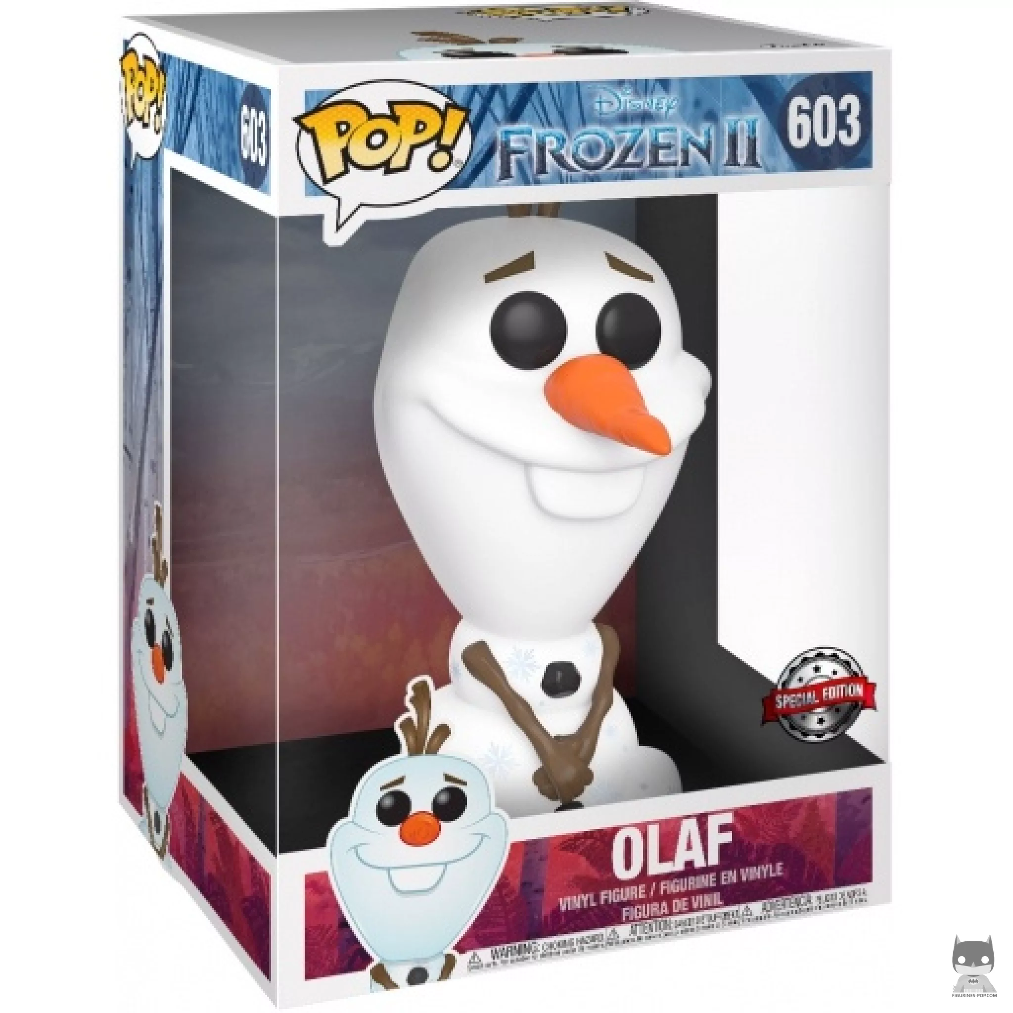 Figura Funko Pop! Olaf (Supersized) en su caja