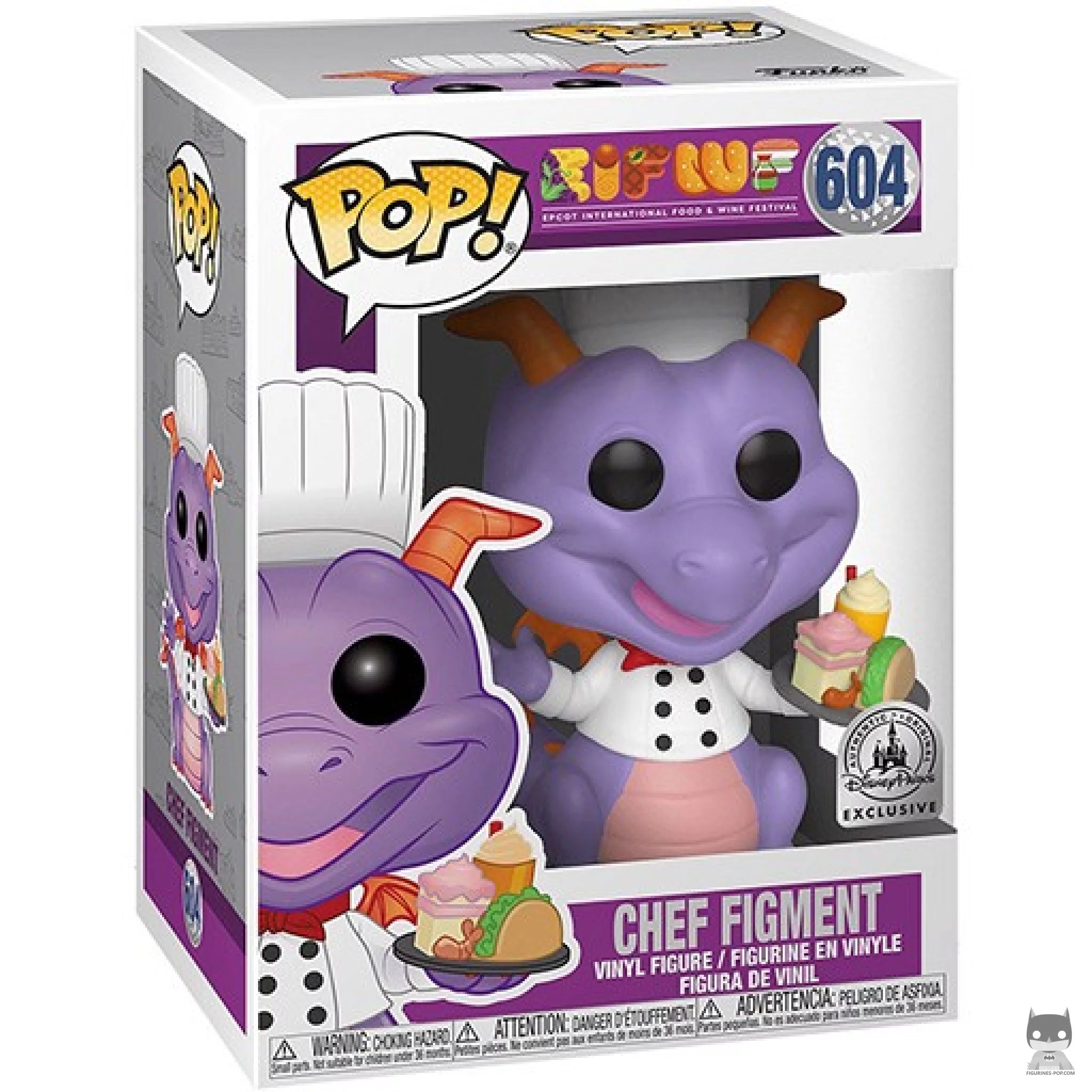 Figura Funko Pop! Figment chef en su caja
