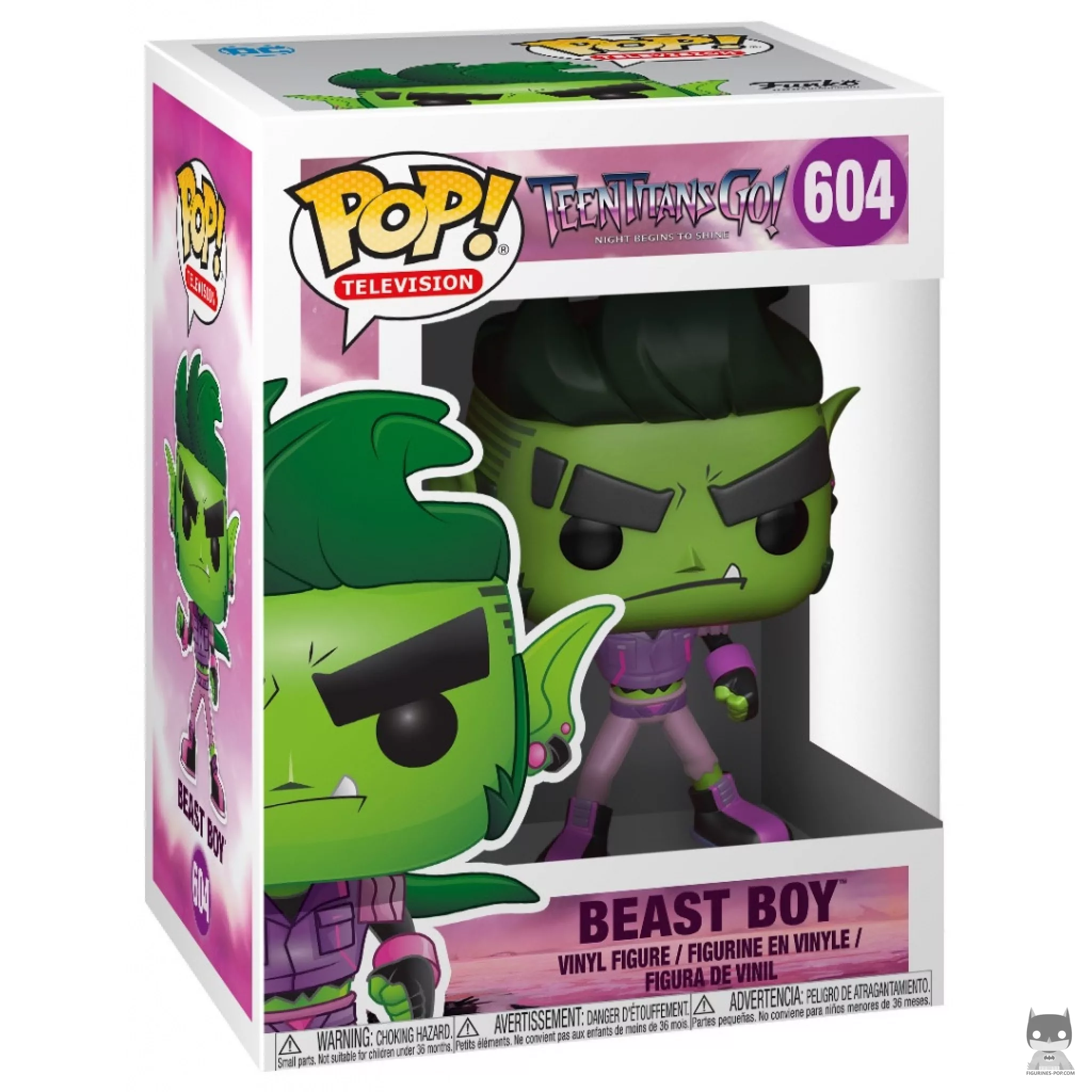 Figura Funko Pop! Chico Bestia en su caja
