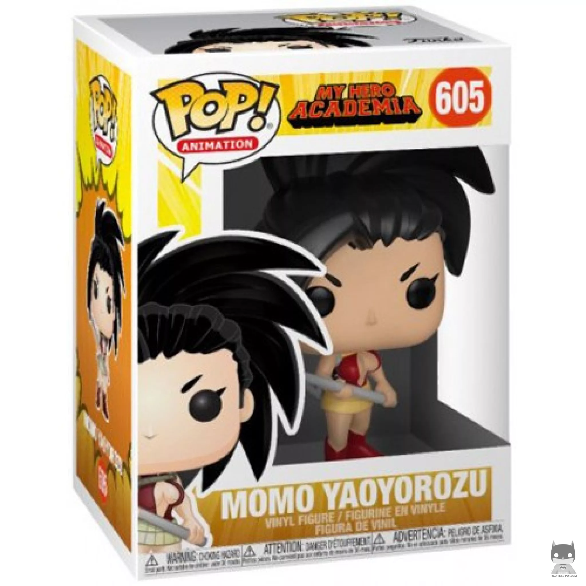 Figura Funko Pop! Momo Yaoyorozu en su caja
