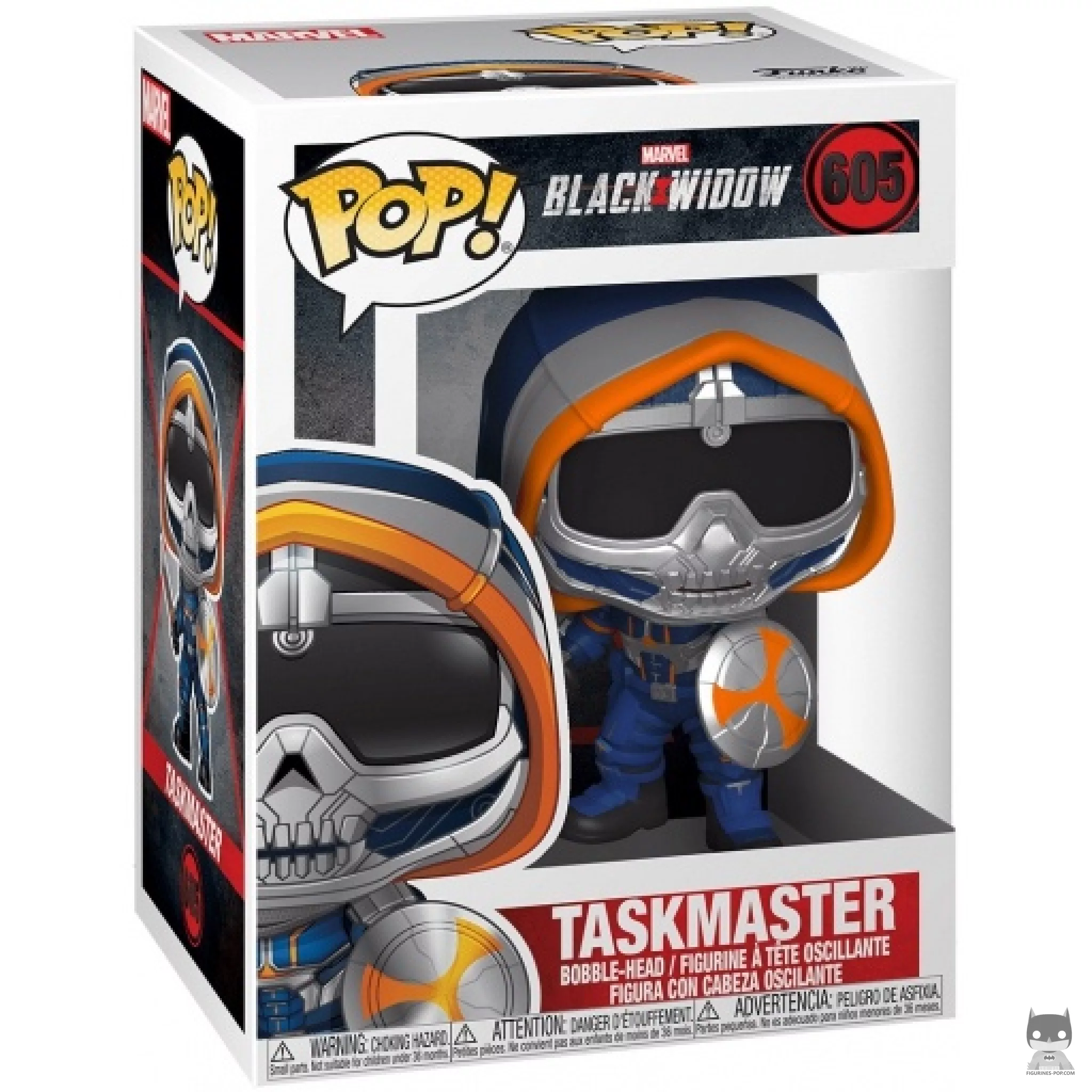 Figura Funko Pop! Taskmaster en su caja