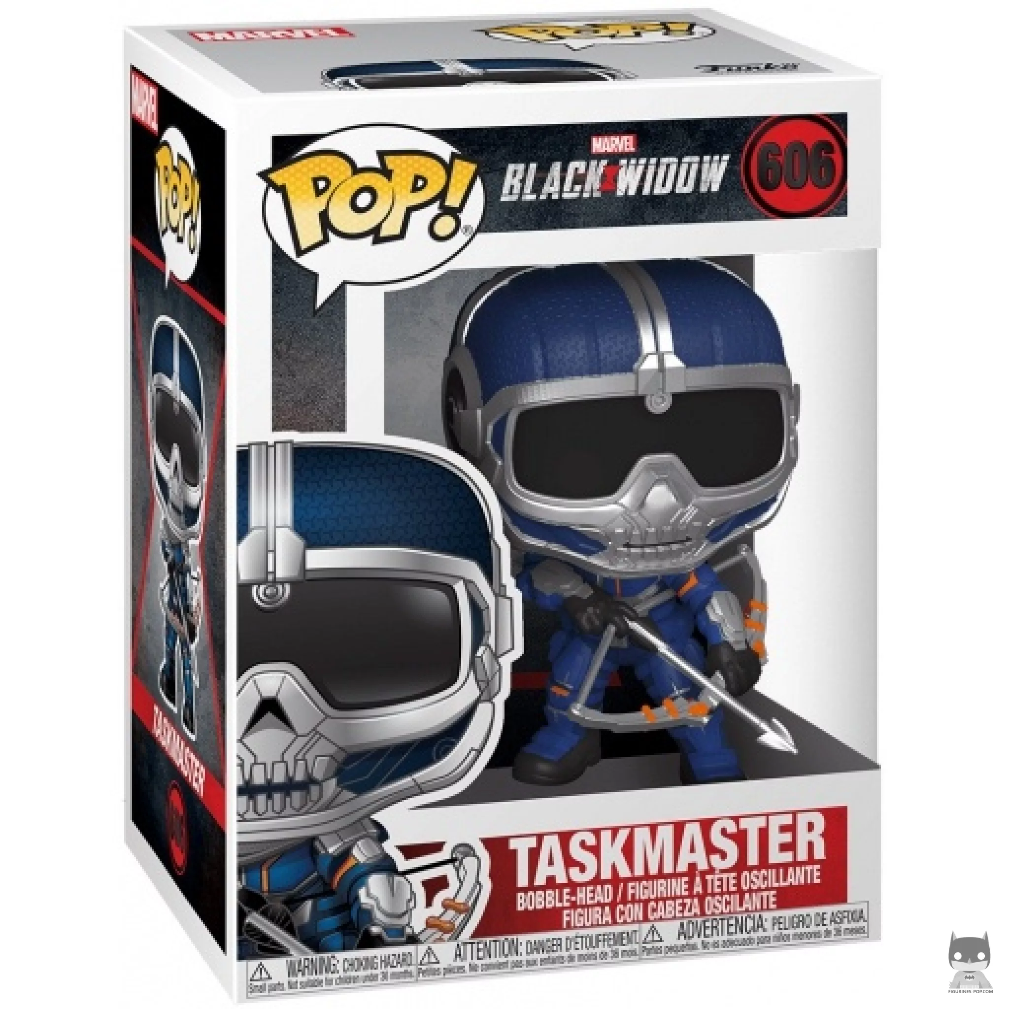 Figura Funko Pop! Taskmaster en su caja