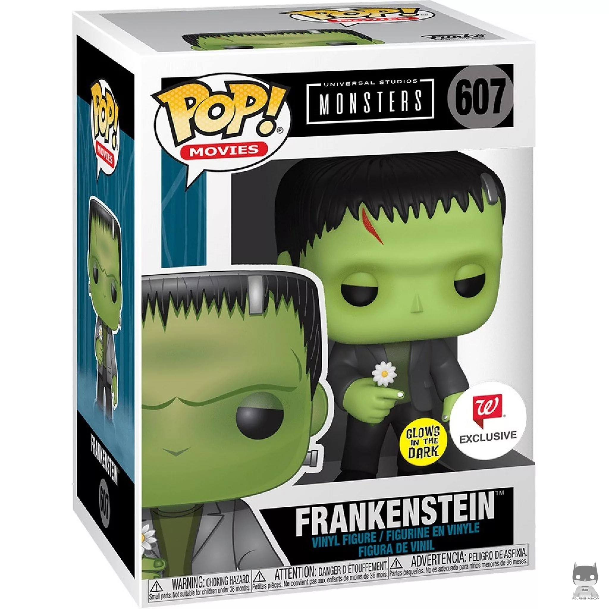 Figura Funko Pop! Frankenstein con Flor en su caja
