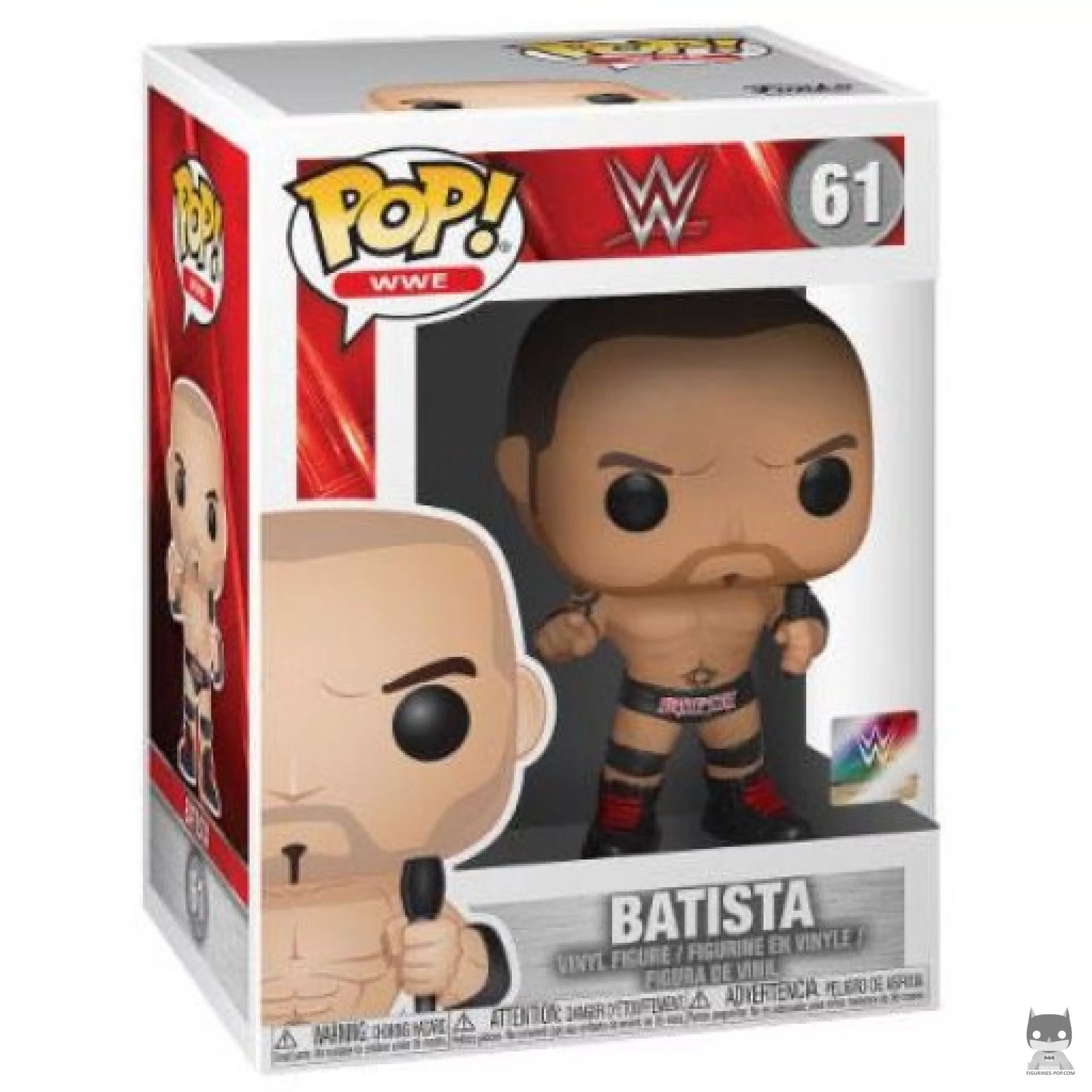 Figura Funko Pop! Dave Batista en su caja