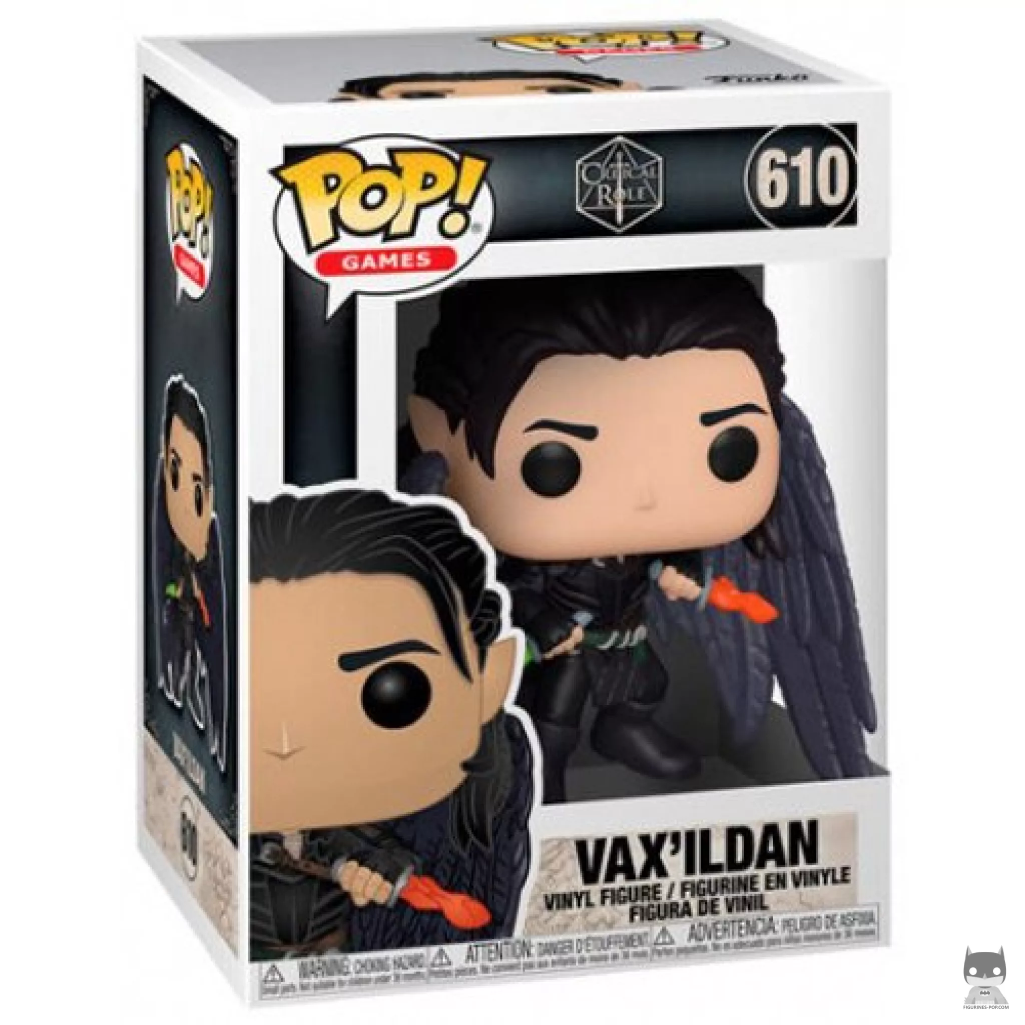 Figura Funko Pop! Vax'Ildan en su caja