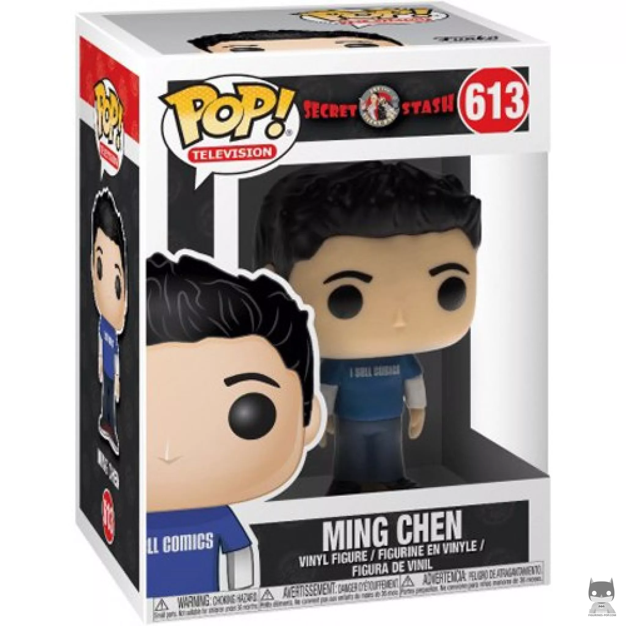 Figura Funko Pop! Ming Chen en su caja