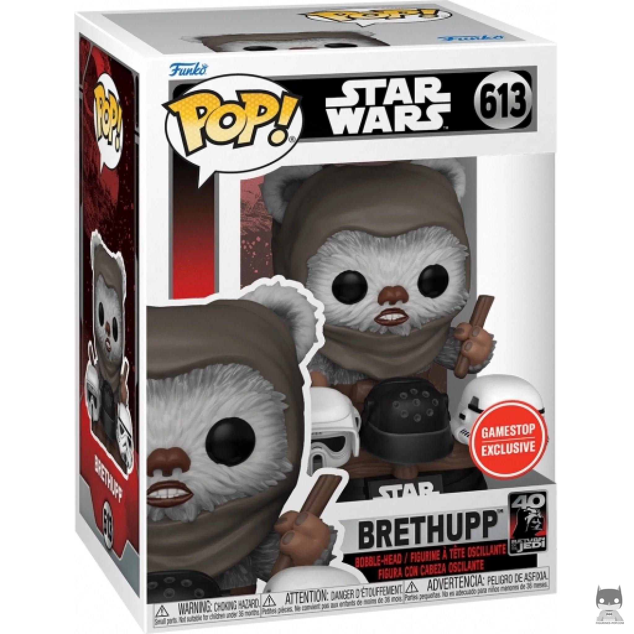 Figura Funko Pop! Brethupp en su caja