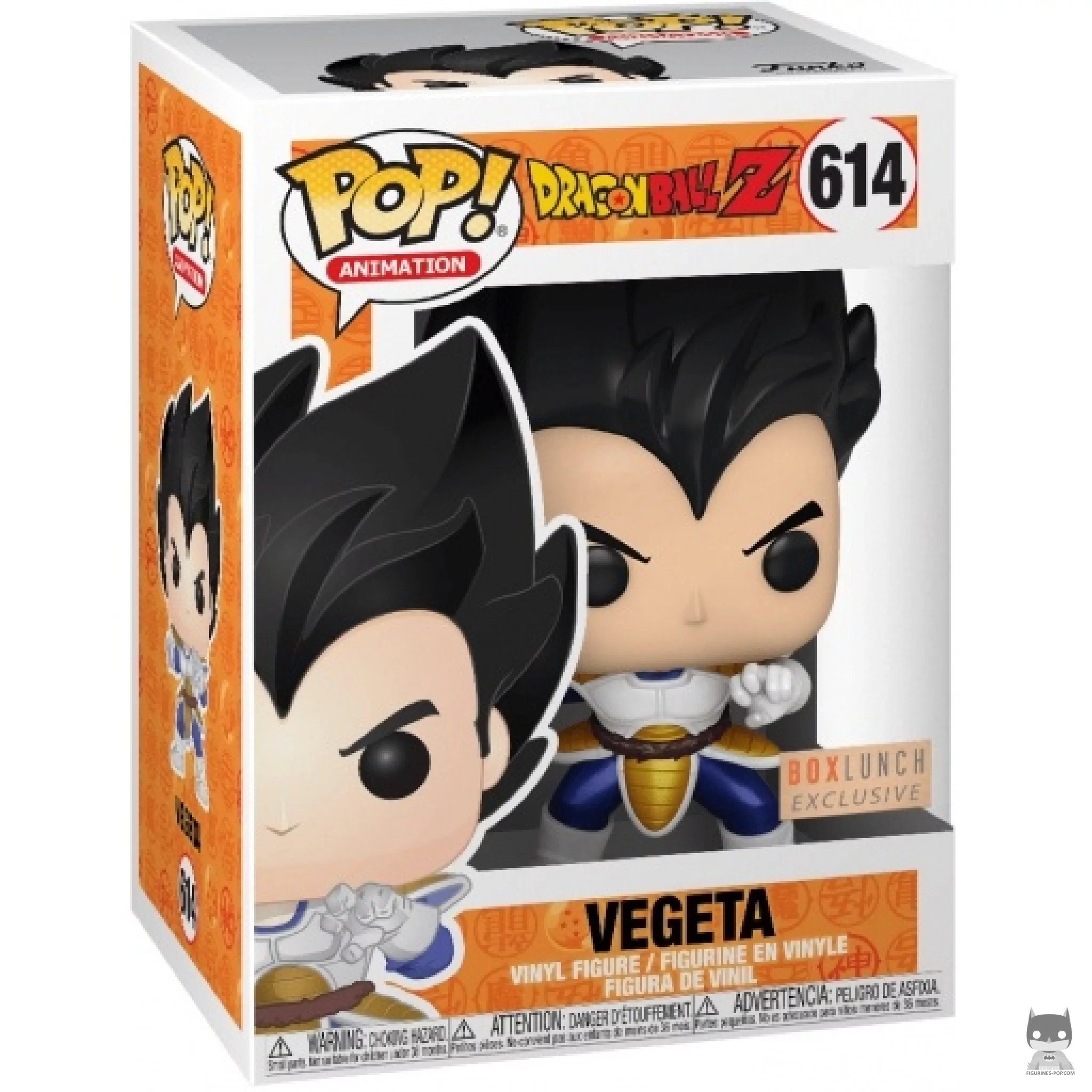 Figura Funko Pop! Vegeta (Metalizado) en su caja