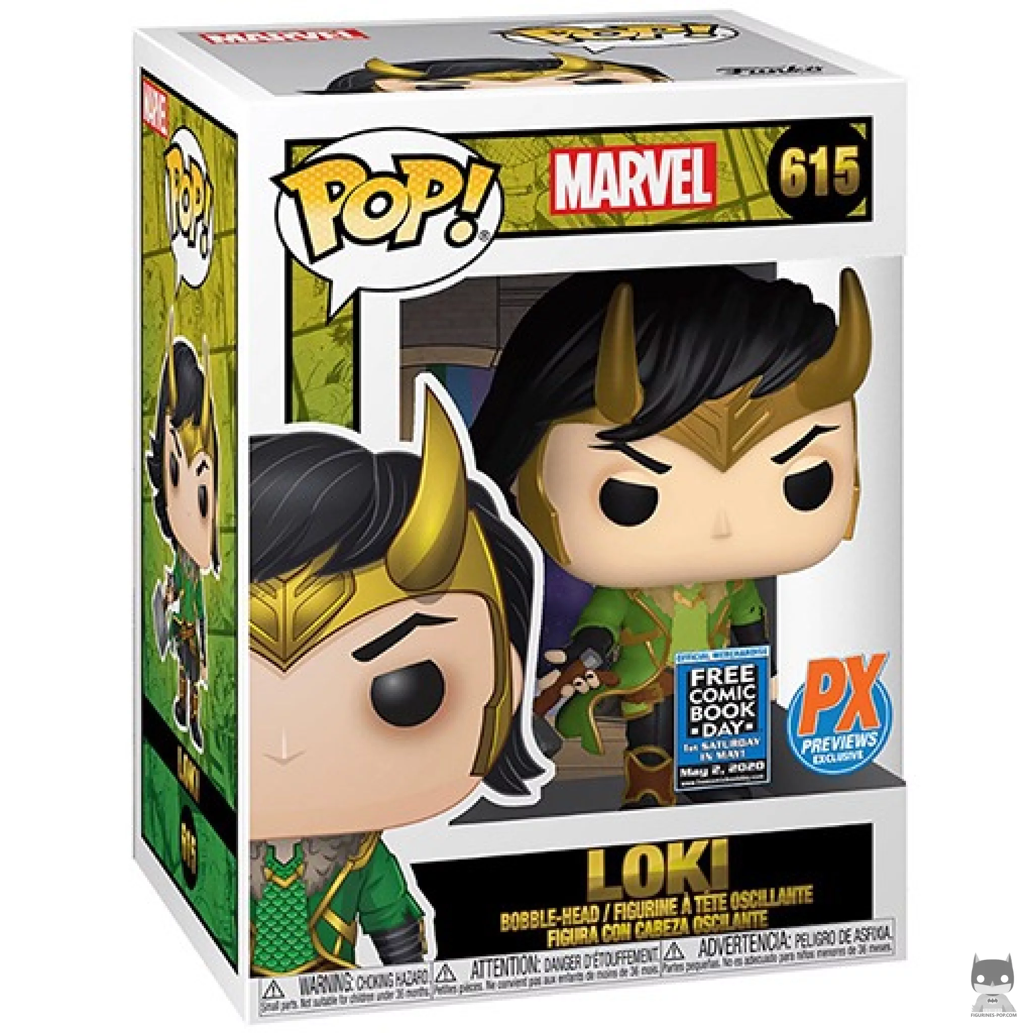 Figura Funko Pop! Loki en su caja