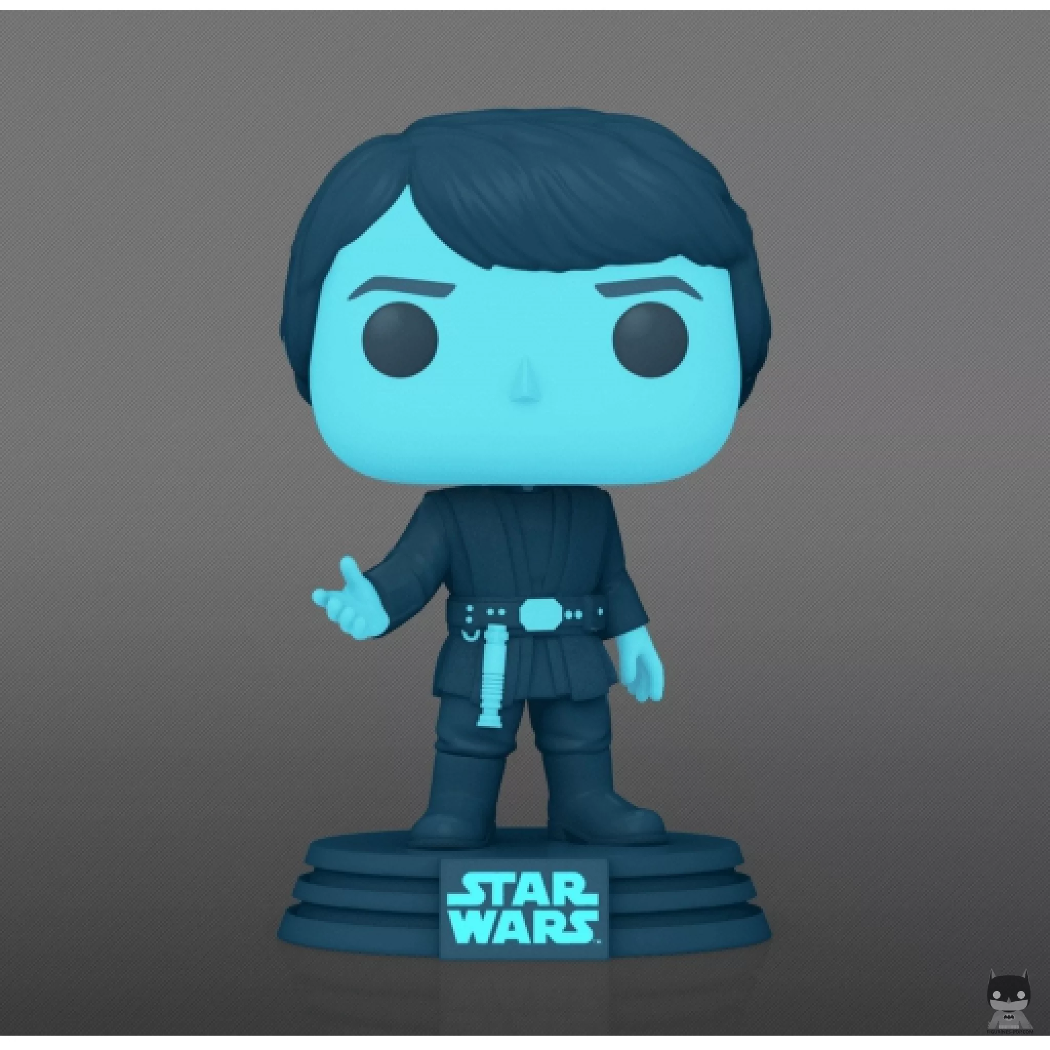 Figura Funko Pop! Luke Skywalker holográfico (Brilla en la oscuridad) (Star Wars: Episodio VI, El retorno del Jedi)