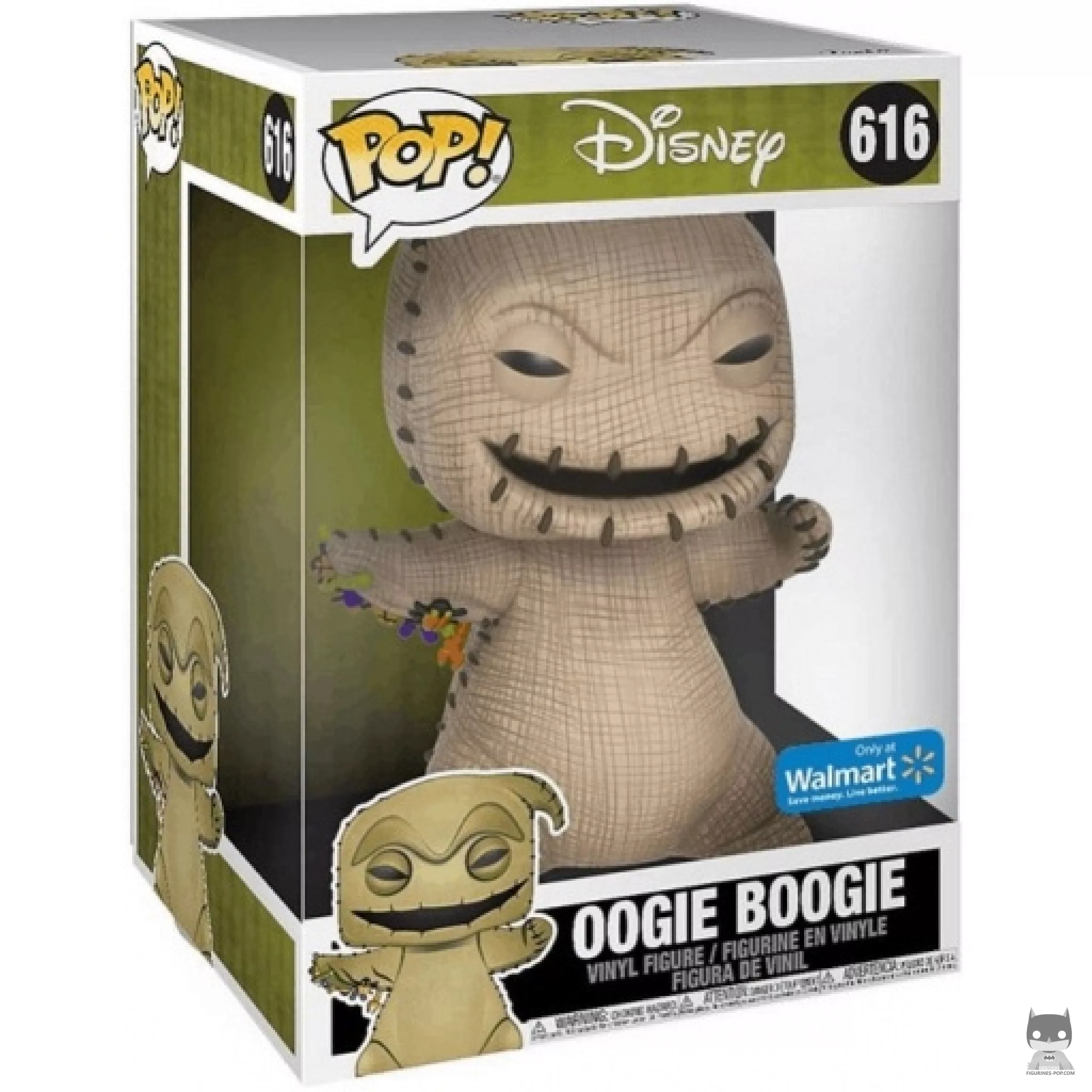 Figura Funko Pop! Oogie Boogie (Supersized) en su caja