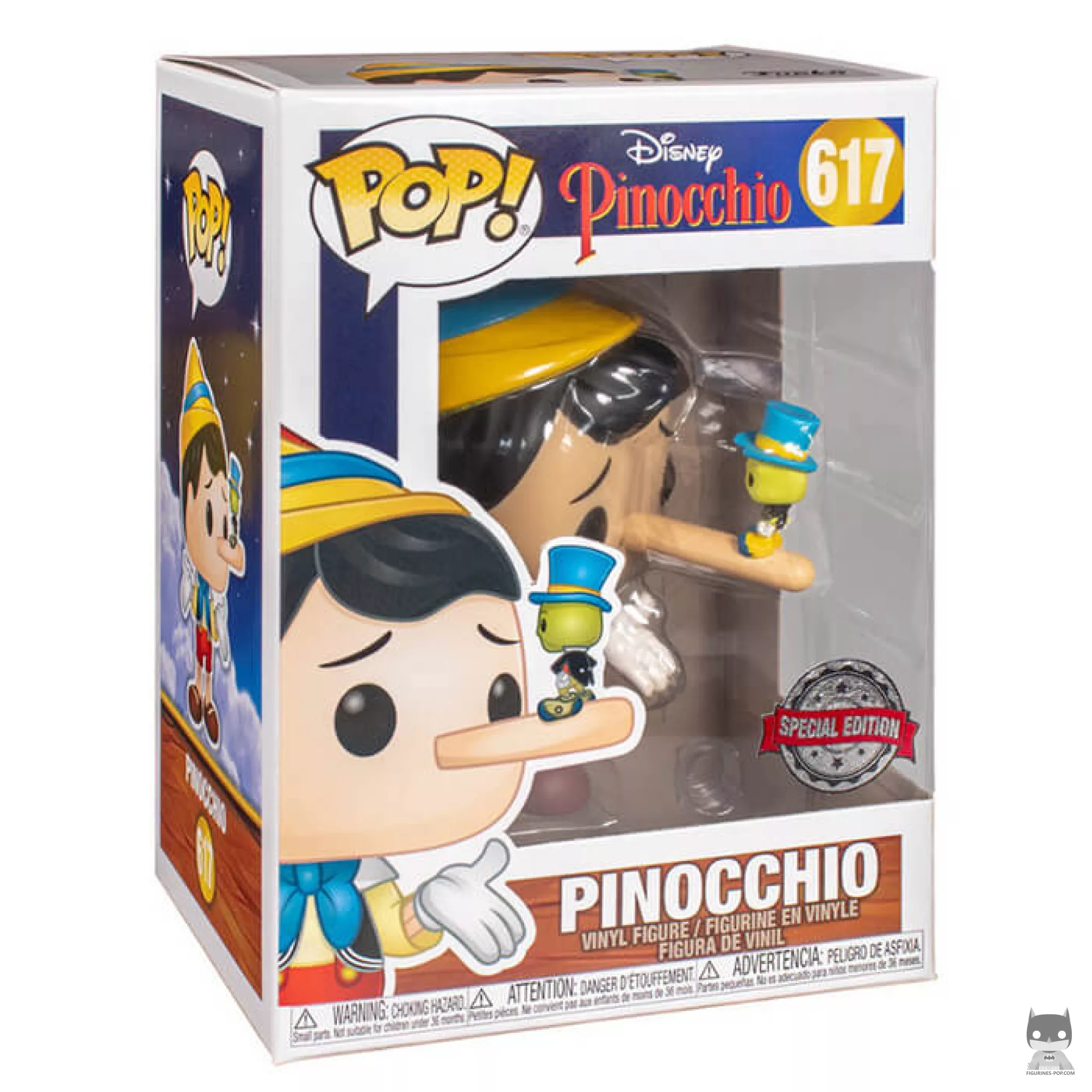 Figura Funko Pop! Pinocho en su caja