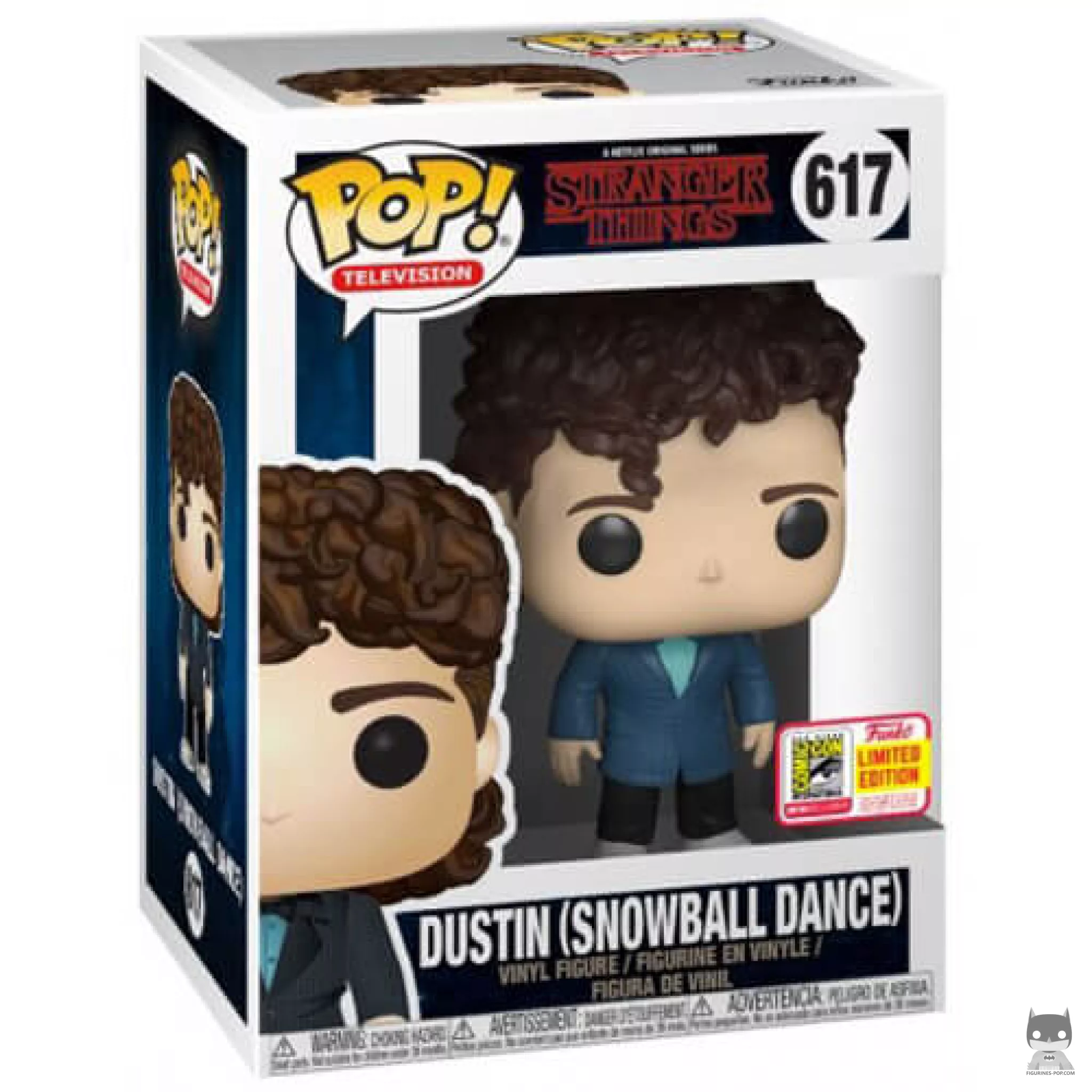 Figura Funko Pop! Dustin en el Baile de invierno en su caja