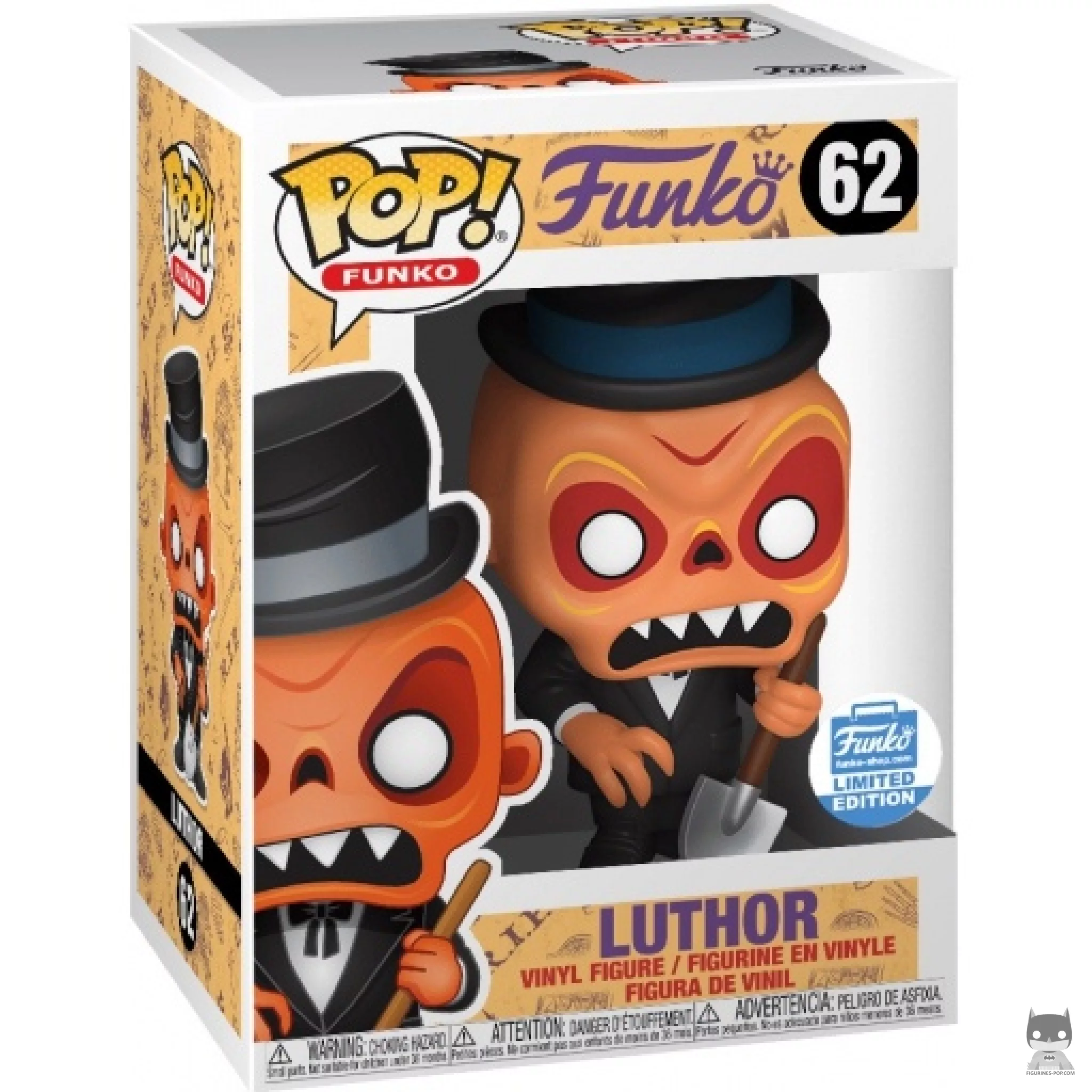 Figura Funko Pop! Luthor en su caja