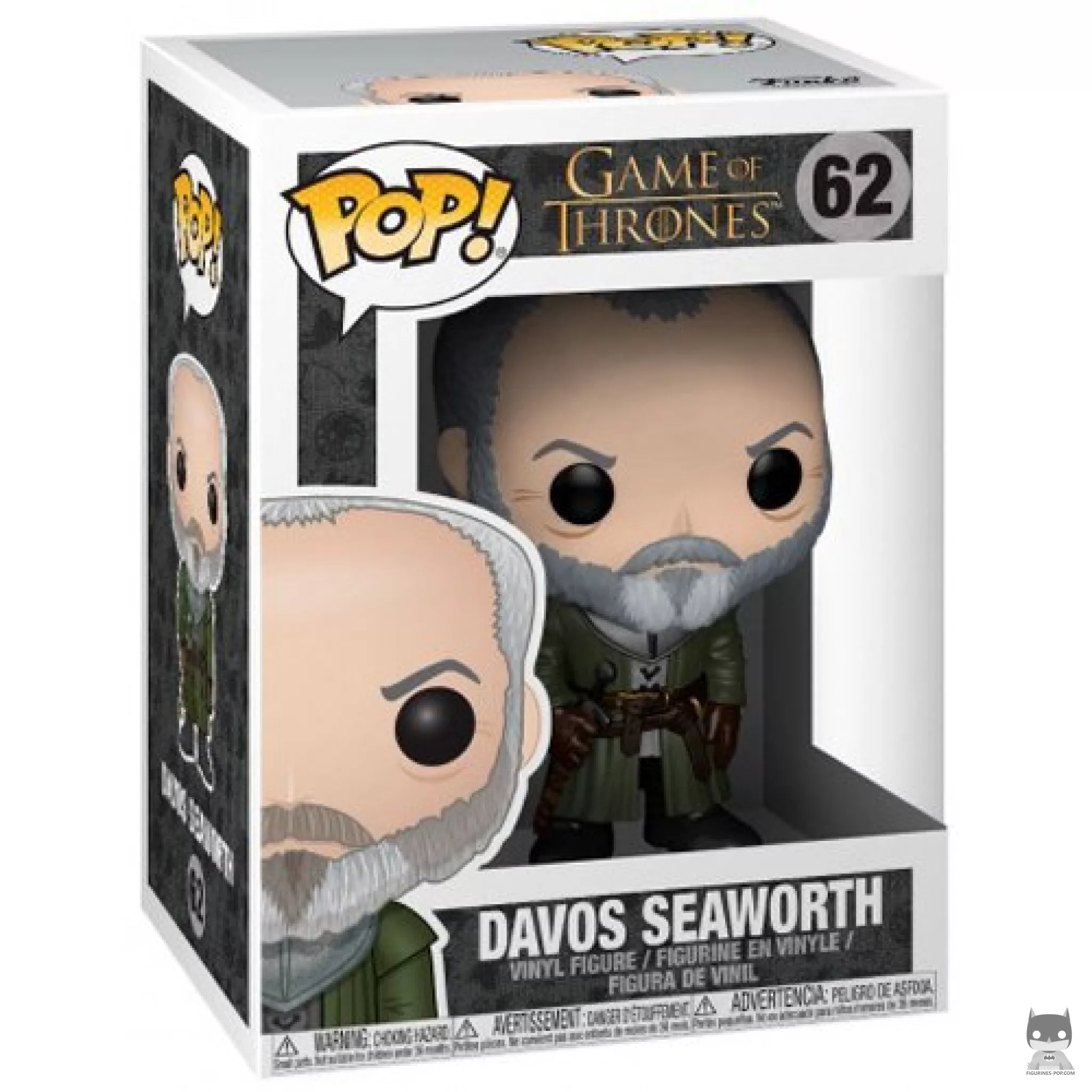 Figura Funko Pop! Davos Seaworth en su caja