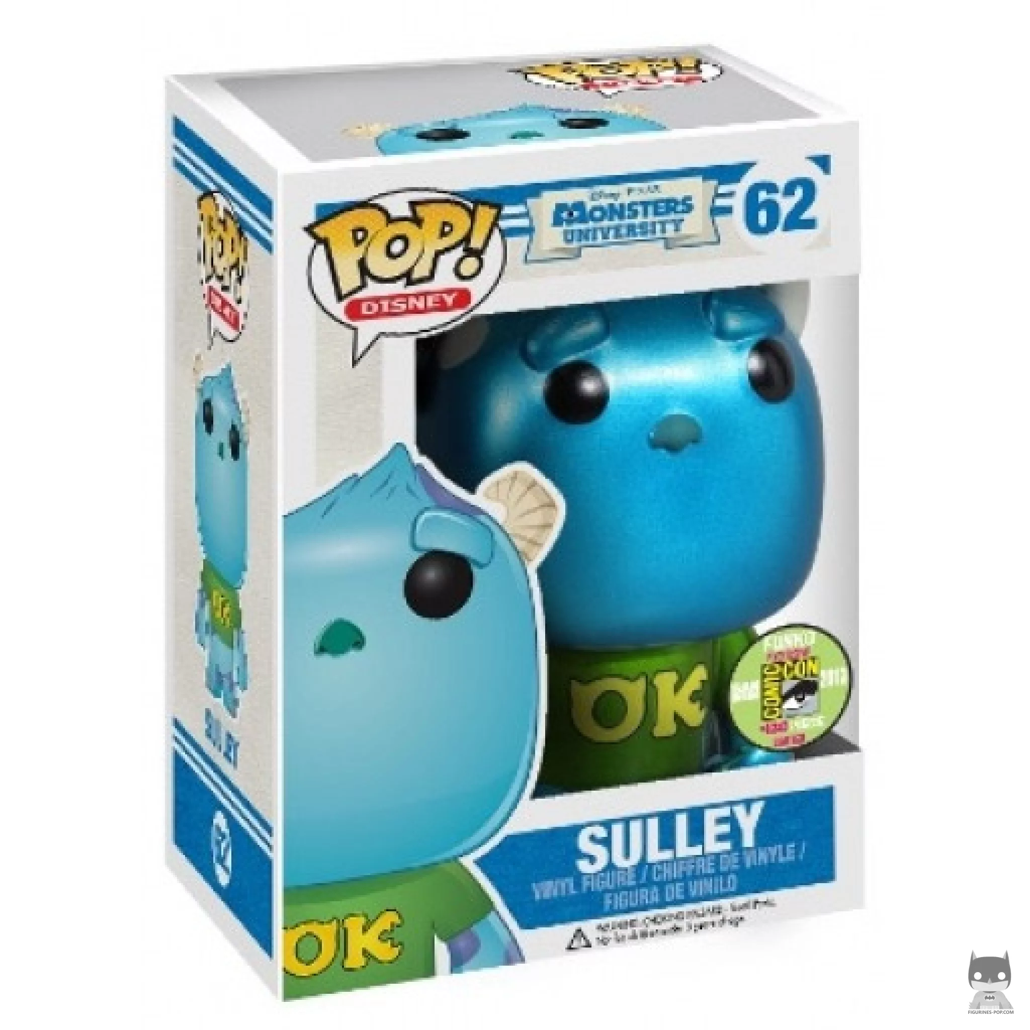 Figura Funko Pop! Sulley (Metalizado) en su caja