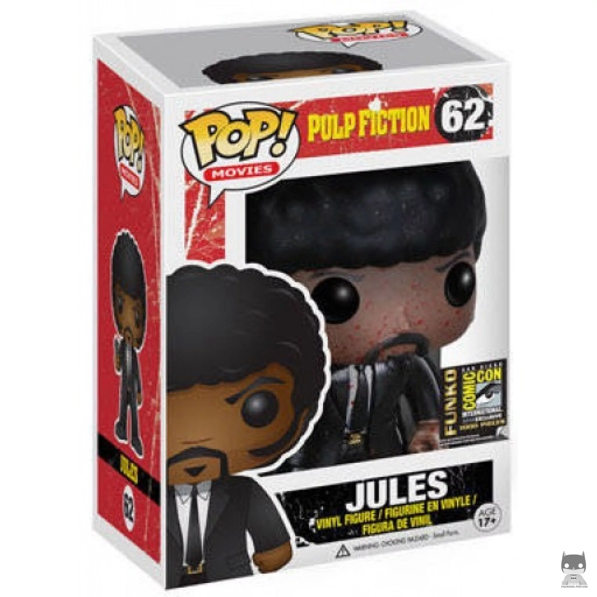 Figura Funko Pop! Jules Winnfield (Ensangrentado) en su caja