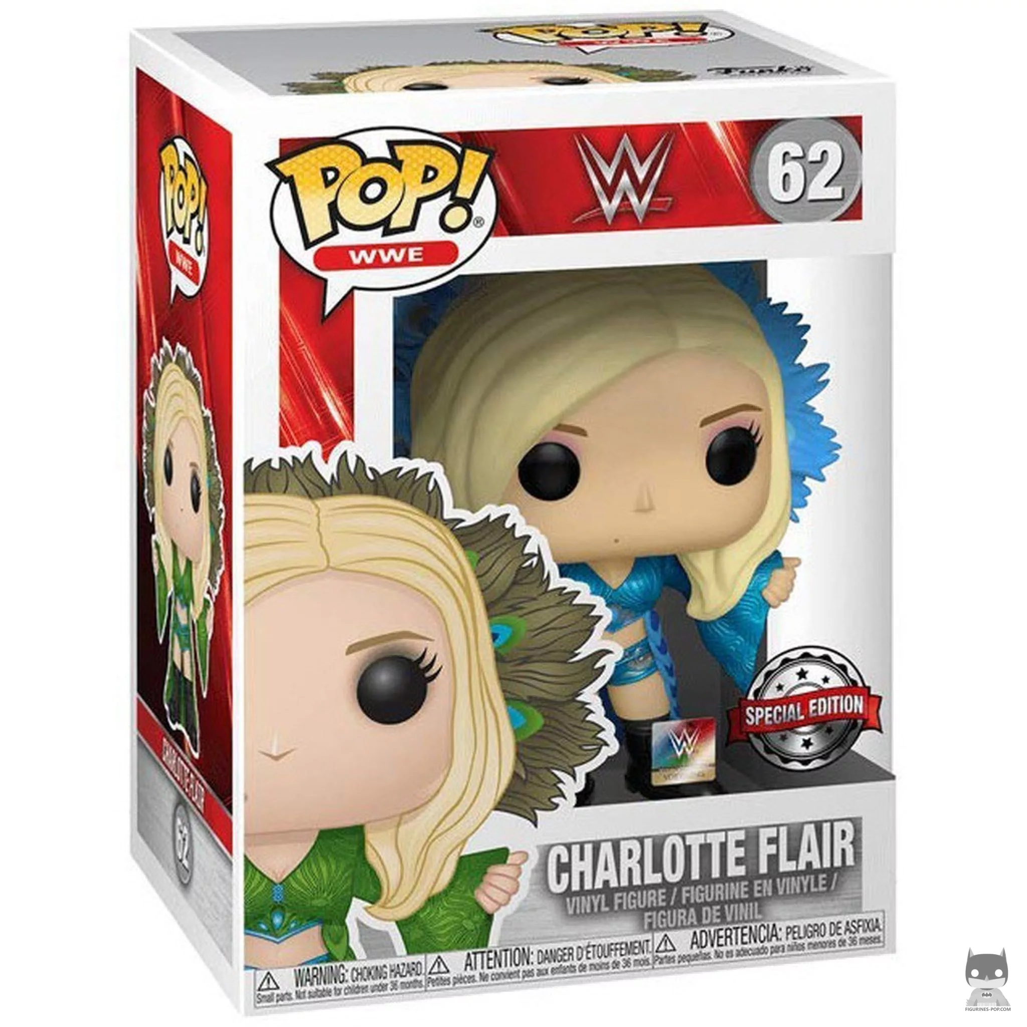 Figura Funko Pop! Charlotte Flair en su caja