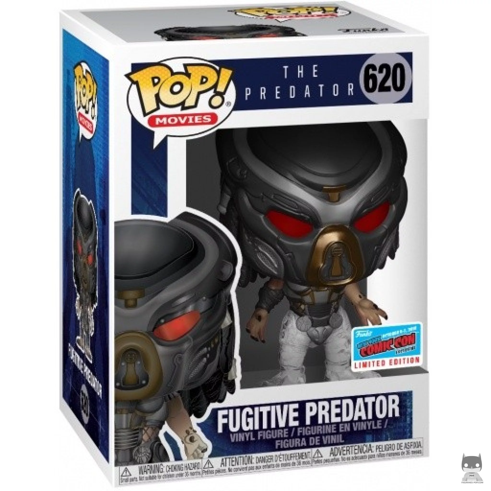 Figura Funko Pop! Depredador fugitivo desapareciendo en su caja