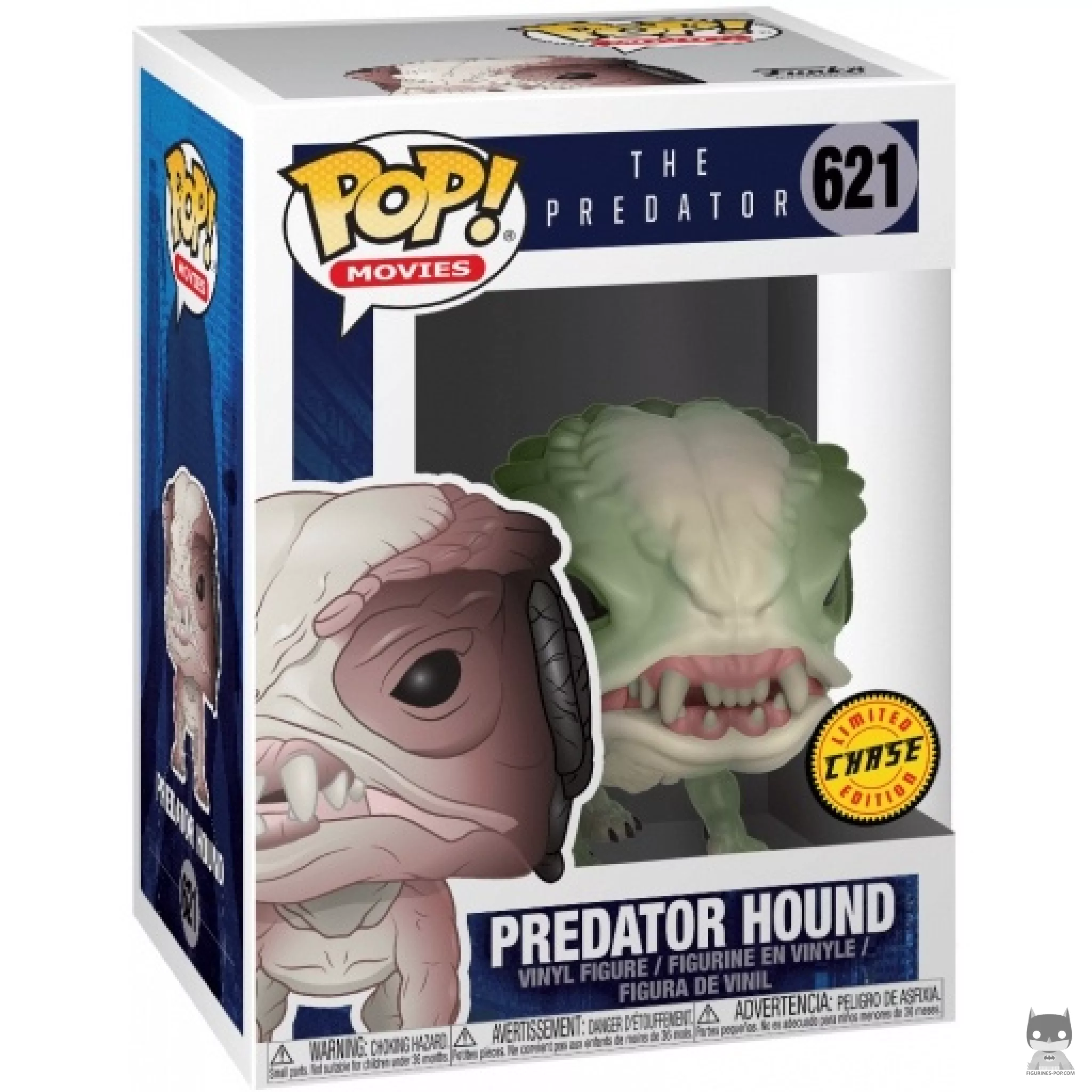 Figura Funko Pop! Sabueso Predator (Chase) en su caja