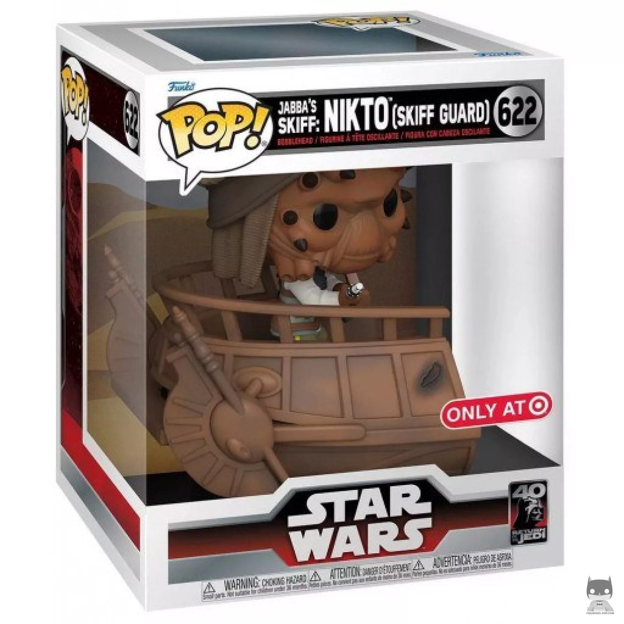 Figura Funko Pop! Esquife de Jabba: Nikto (Guardia del esquife) en su caja