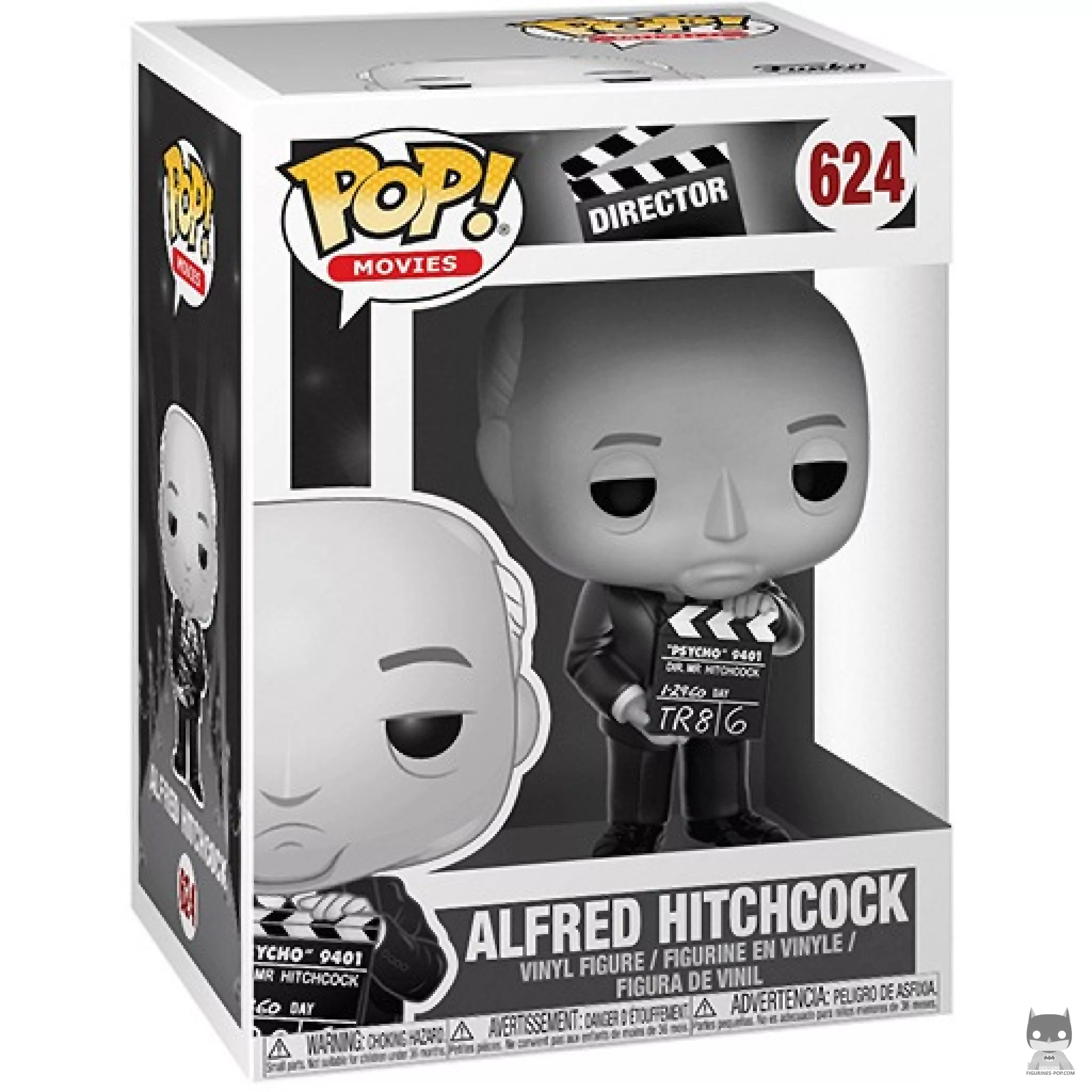Figura Funko Pop! Alfred Hitchcock en su caja