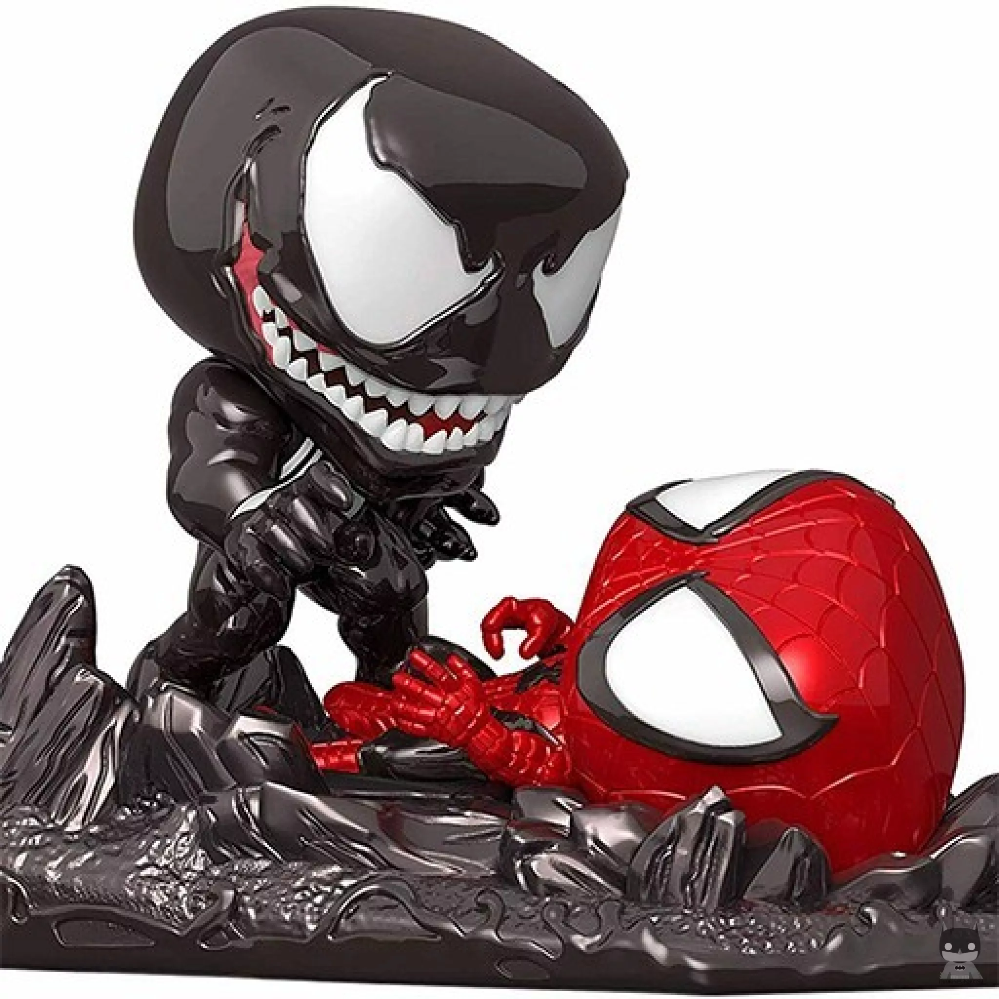 Figura Funko Pop! Venom vs Spider-Man (Metalizado) (Marvel Comics)
