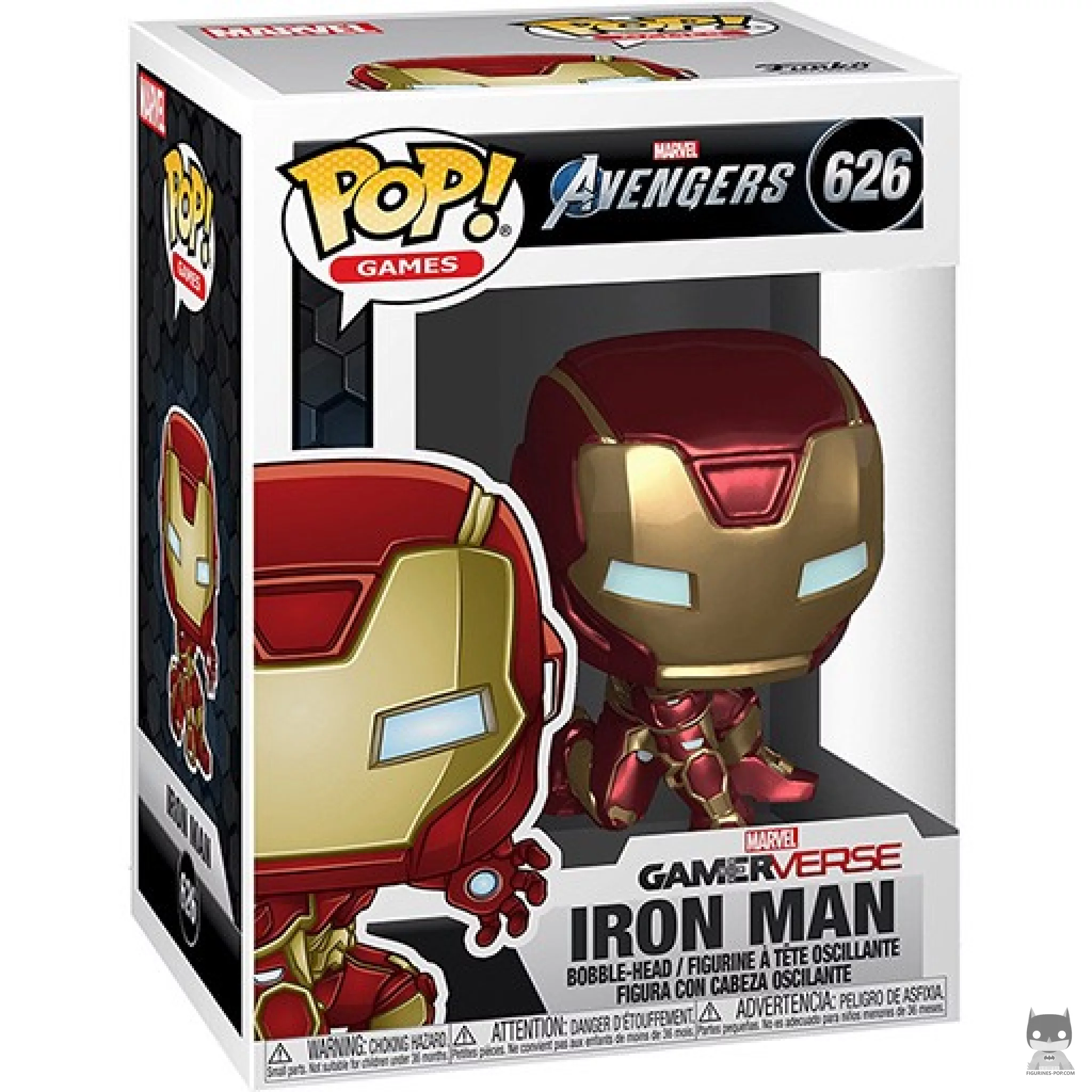 Figura Funko Pop! Iron Man en su caja