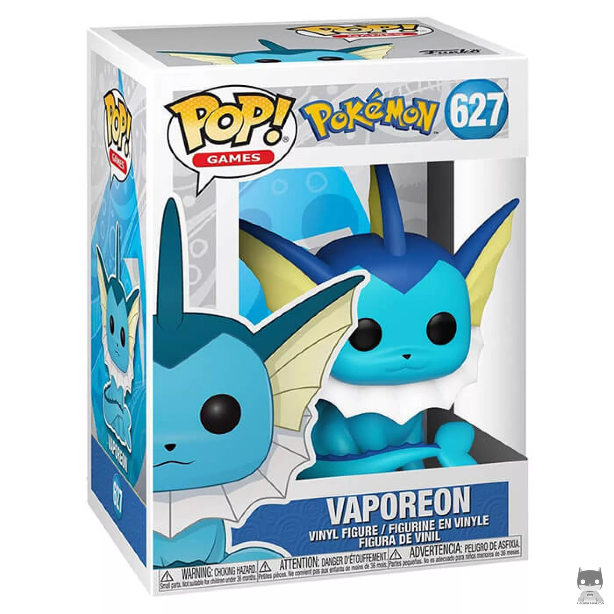 Figura Funko Pop! Vaporeon en su caja