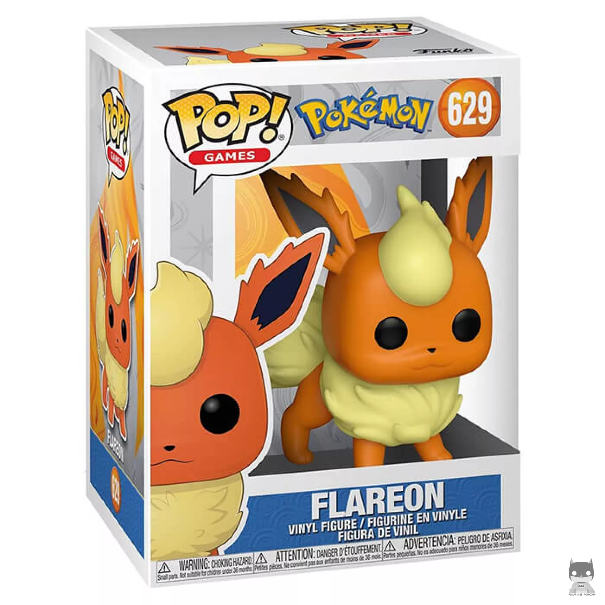 Figura Funko Pop! Flareon en su caja