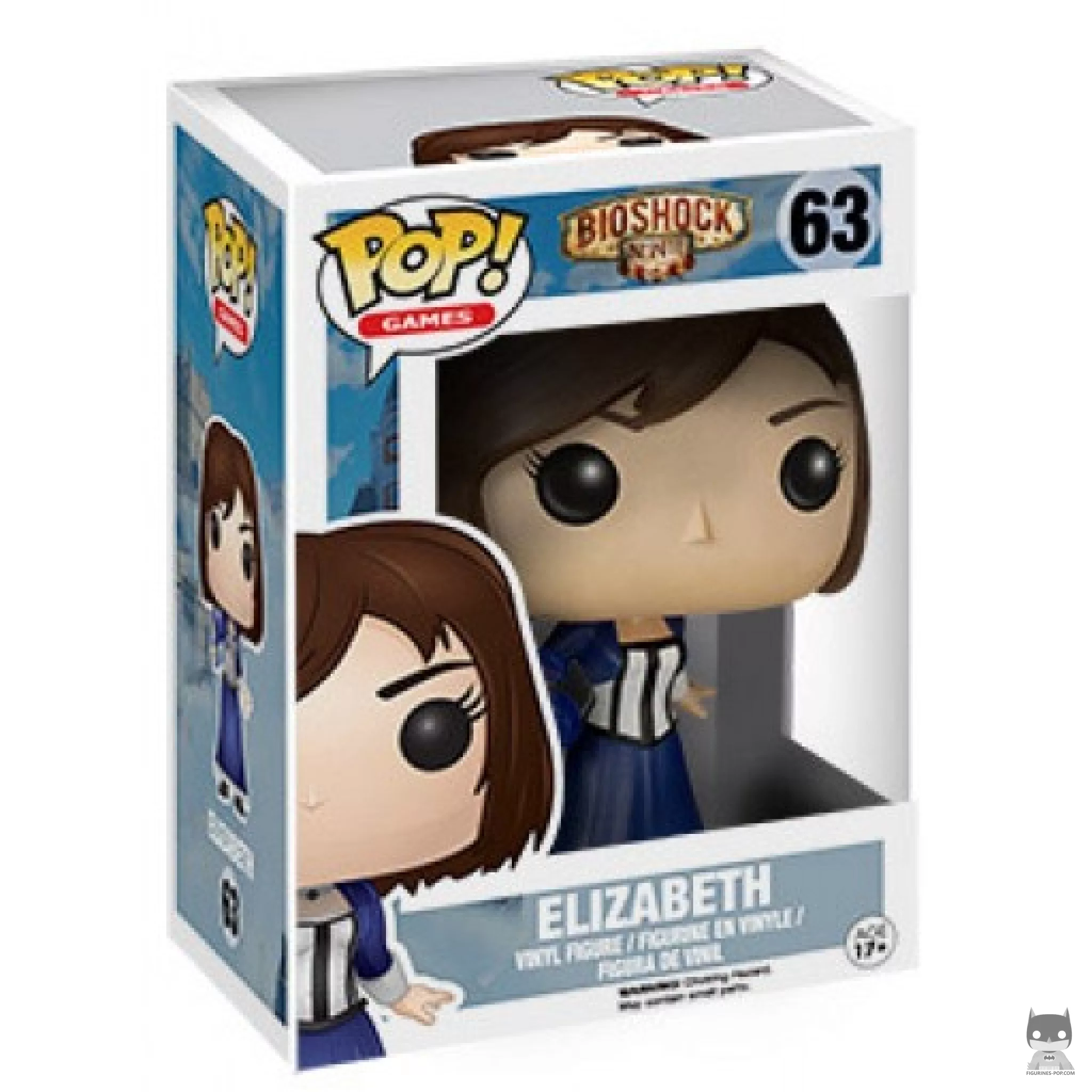 Figura Funko Pop! Elizabeth Comstock en su caja