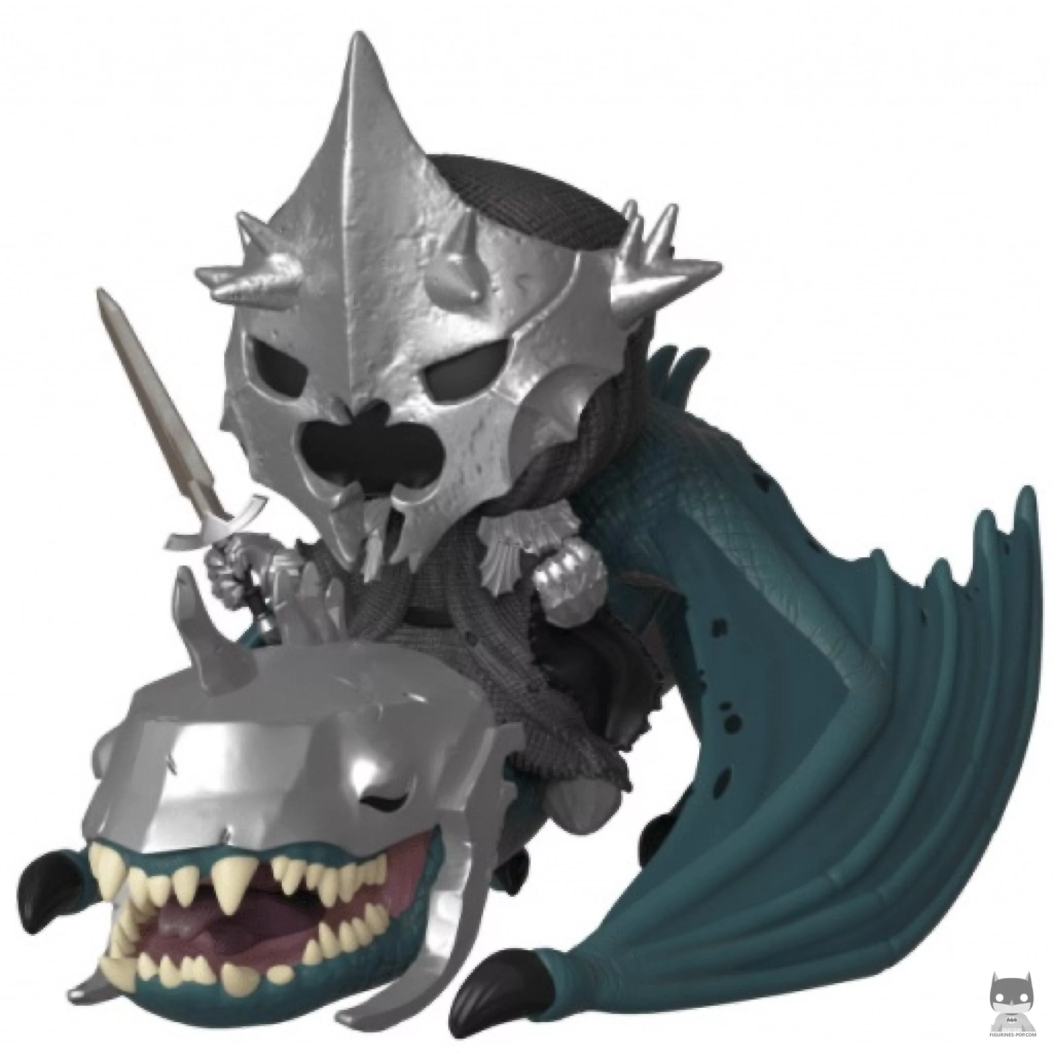 Figura Funko Pop! Rey Brujo de Angmar sobre bestia alada (El Señor de los Anillos)