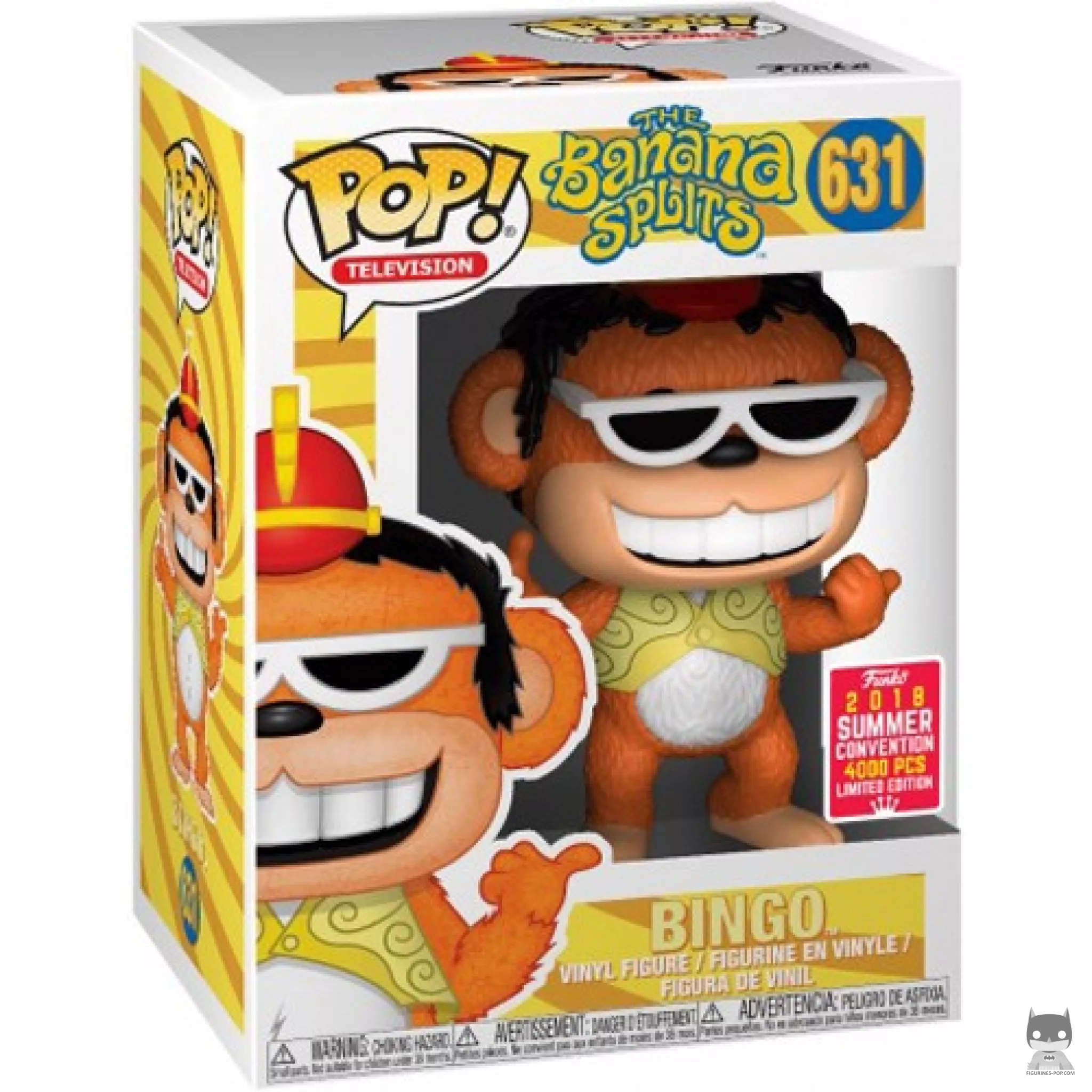 Figura Funko Pop! Bingo en su caja