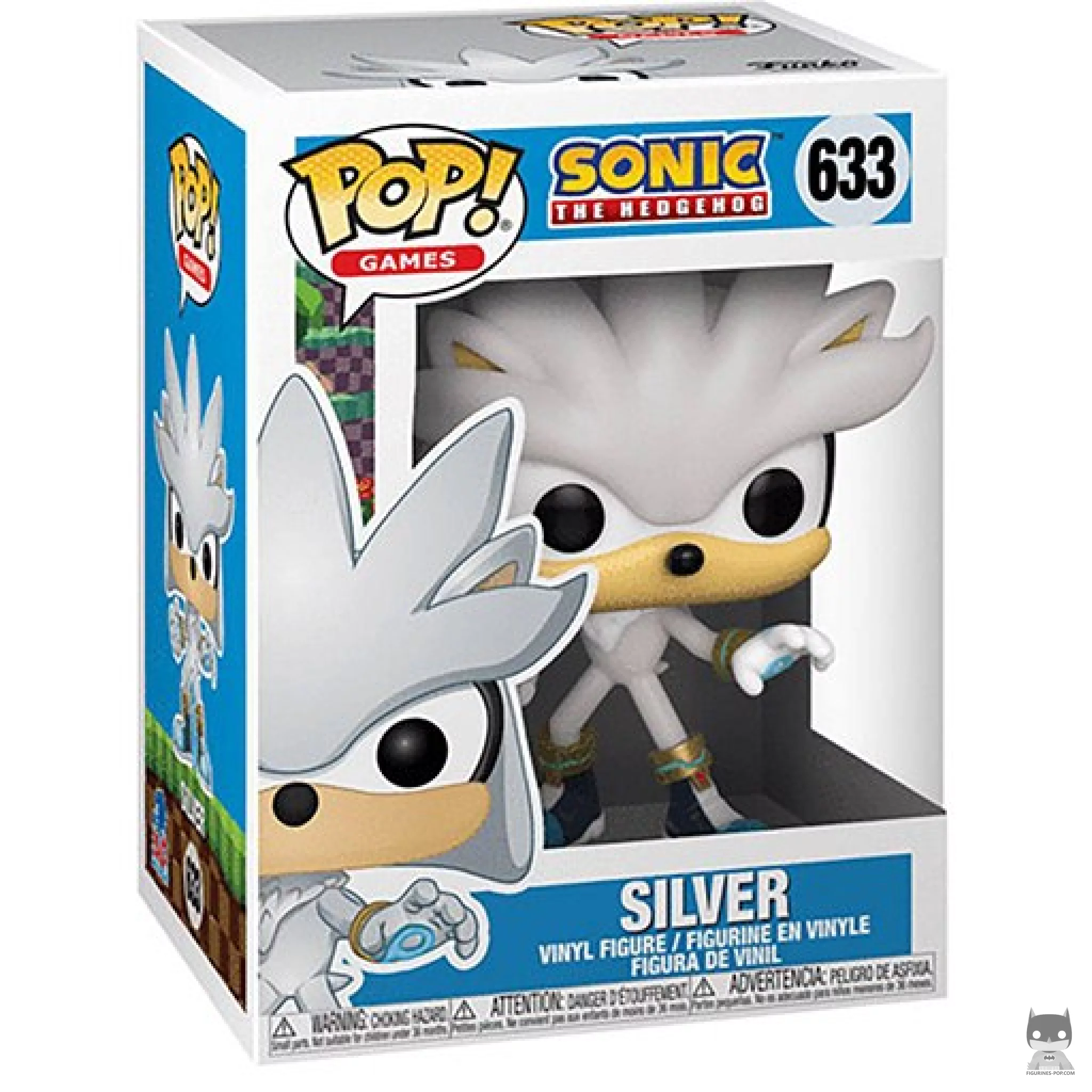 Figura Funko Pop! Silver en su caja