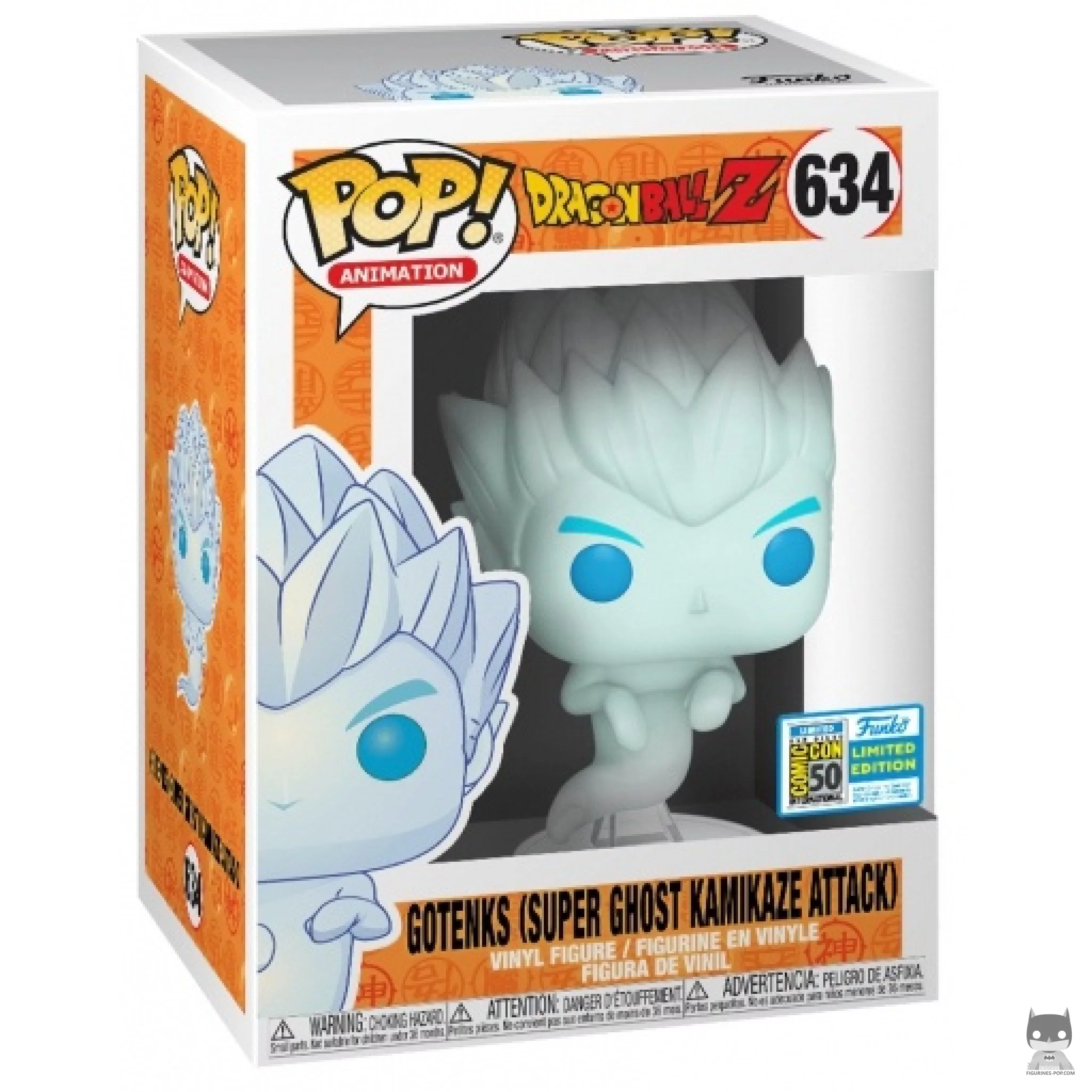 Figura Funko Pop! Gotenks Ataque Kamikaze de los Fantasmas en su caja