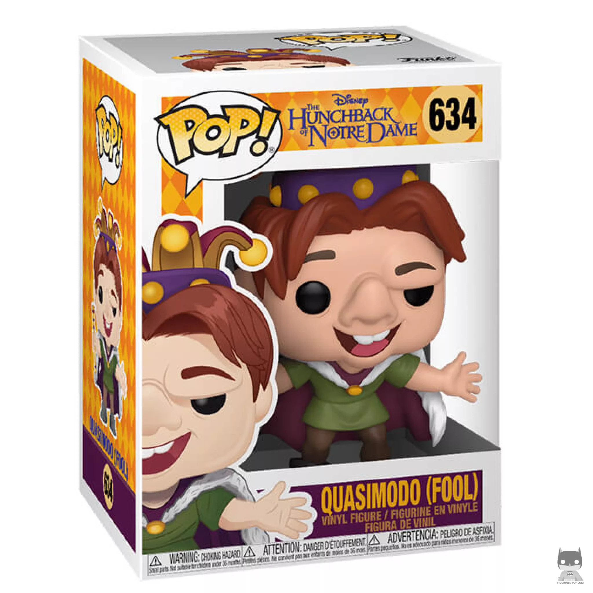 Figura Funko Pop! Quasimodo bufón en su caja