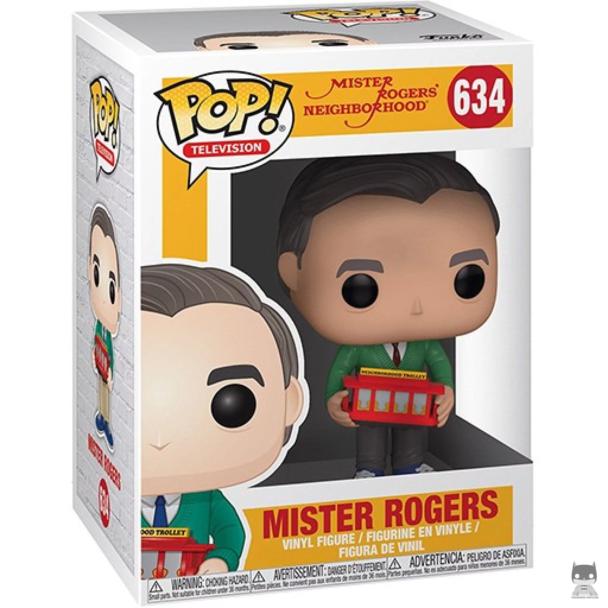 Figura Funko Pop! Mister Rogers en su caja