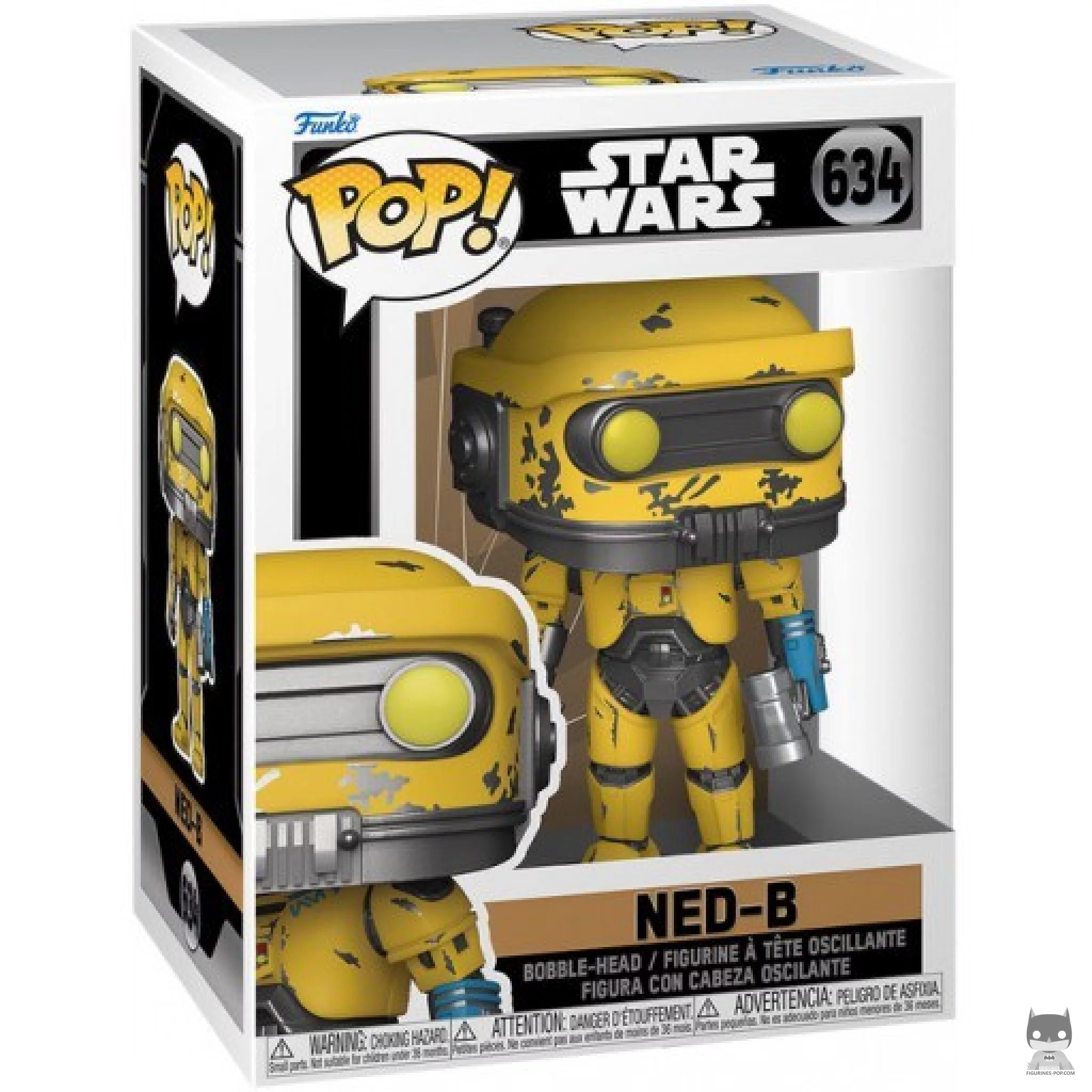 Figura Funko Pop! NED-B en su caja